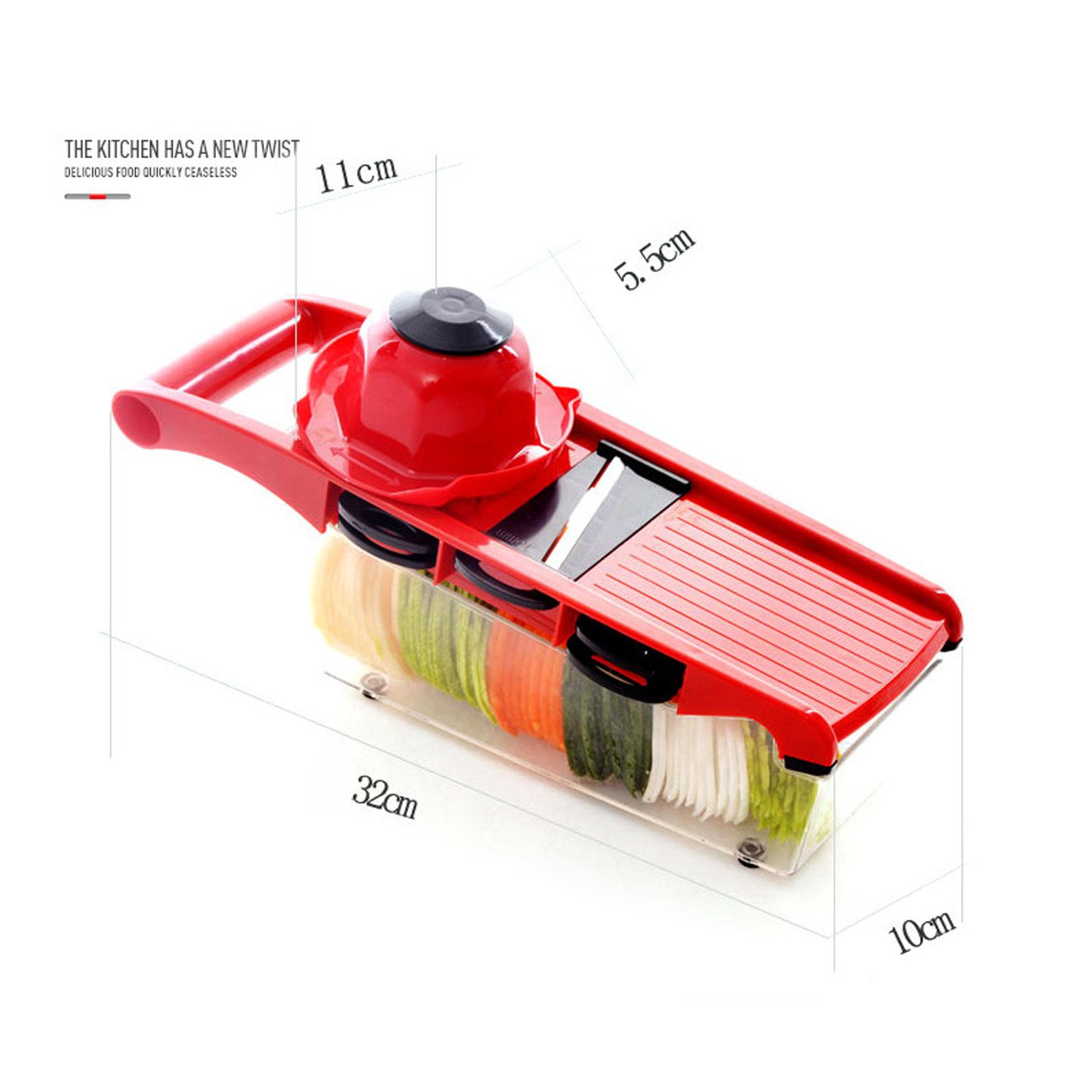 6 in 1 Vegetable Slicers Kitchen Multifunctional Food Potato Veggie Chopper view 7