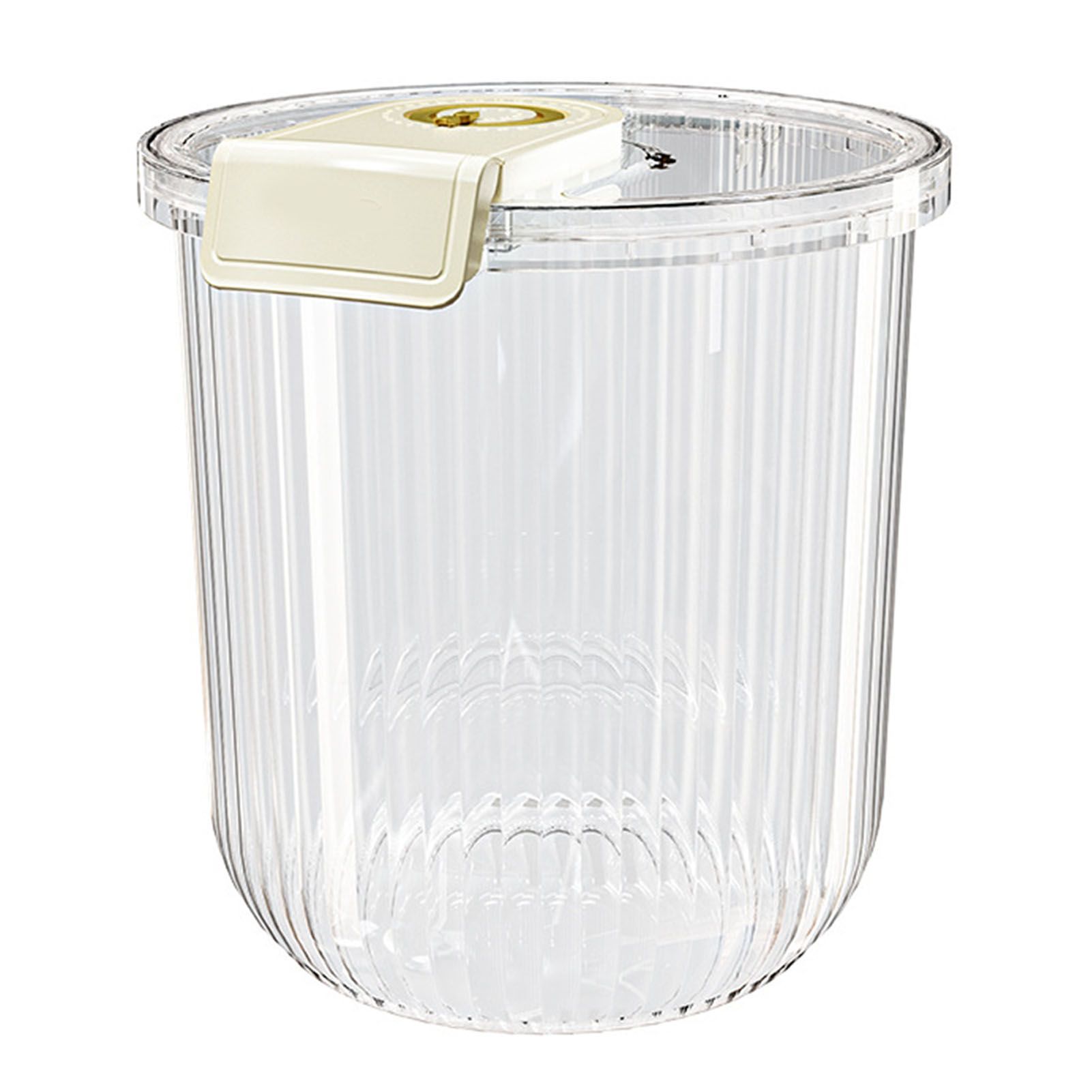 Rice Container Clear Rice Storage Bin Airtight Rice Bucket for Dry Food Grain