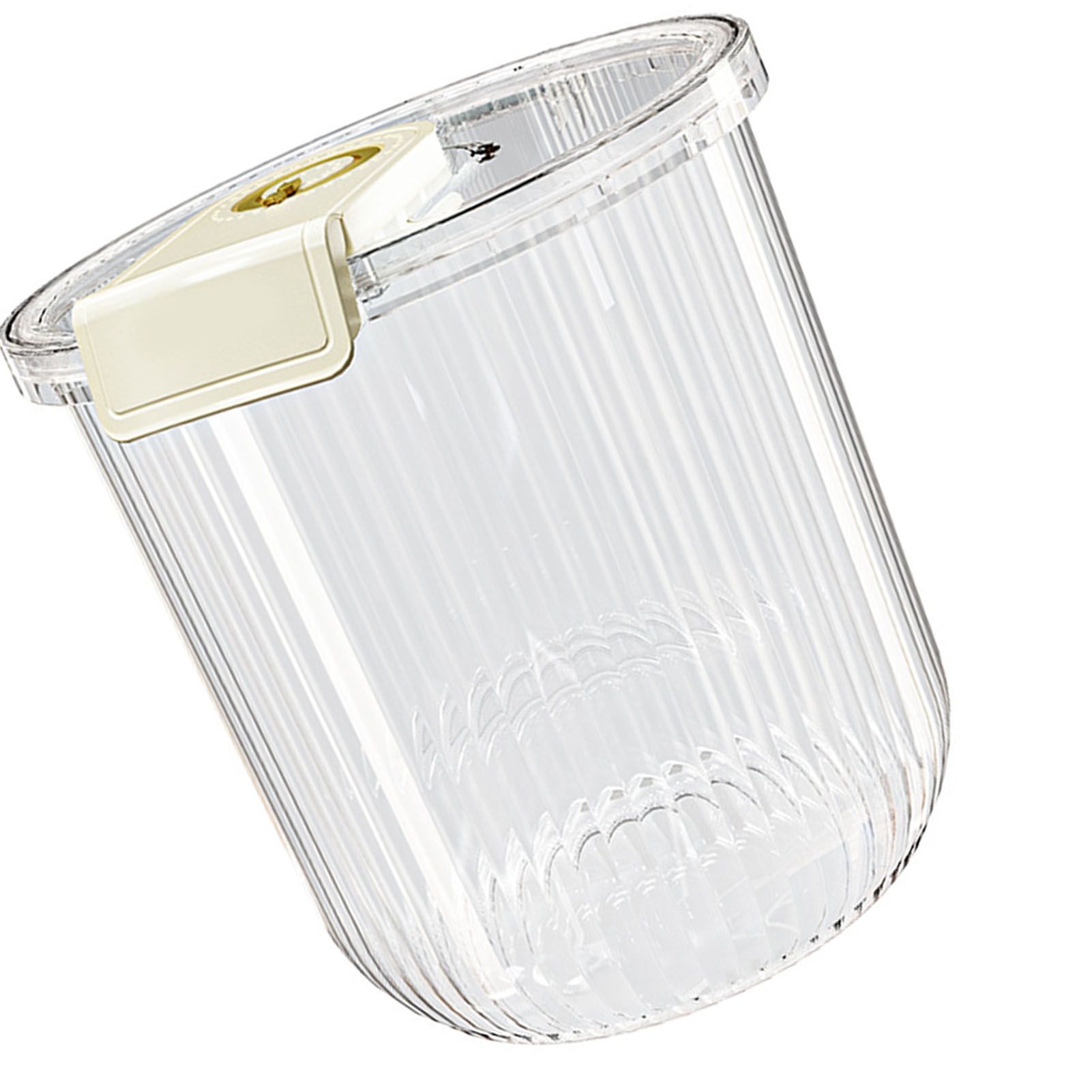 Rice Container Clear Rice Storage Bin Airtight Rice Bucket for Dry Food Grain view 2