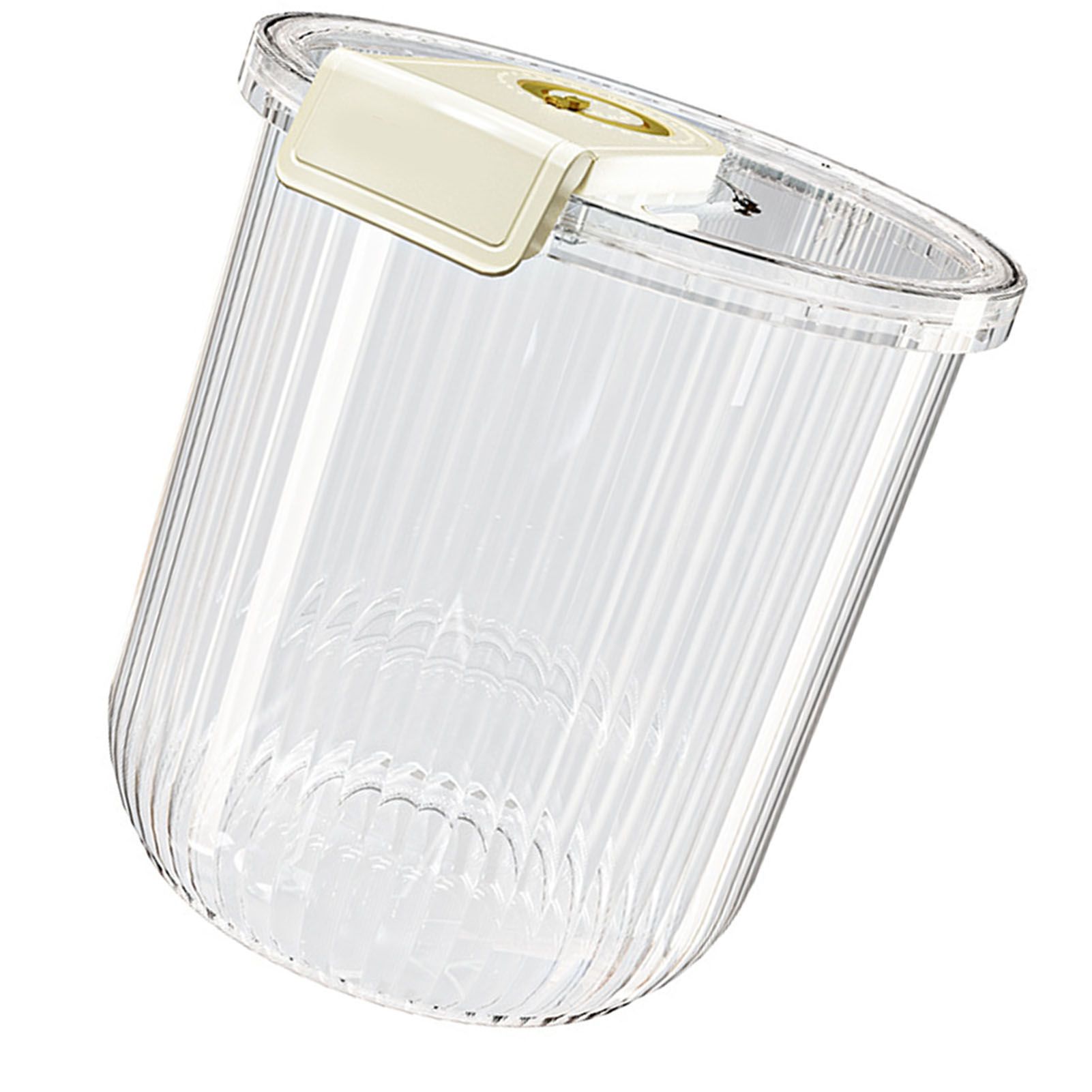 Rice Container Clear Rice Storage Bin Airtight Rice Bucket for Dry Food Grain view 3