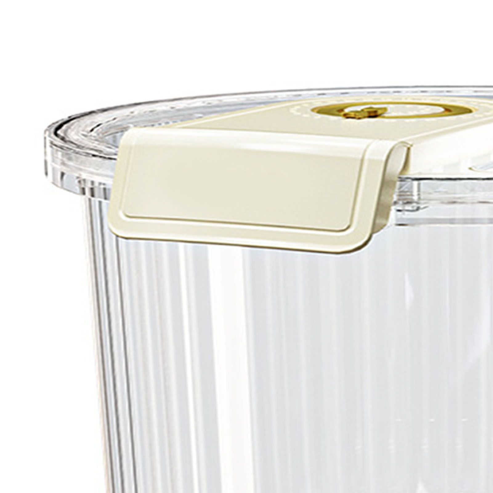 Rice Container Clear Rice Storage Bin Airtight Rice Bucket for Dry Food Grain view 5