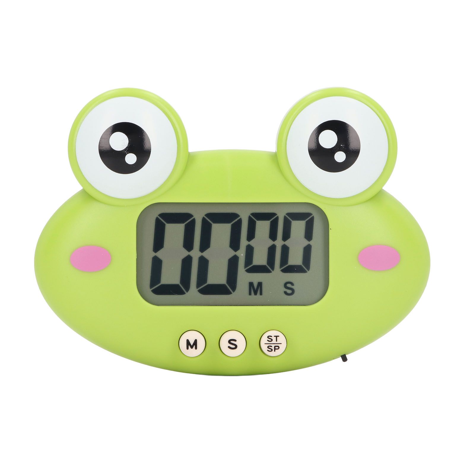Cartoon Digital Timer ABS Portable Lightweight Simple To Use Cute Cartoon