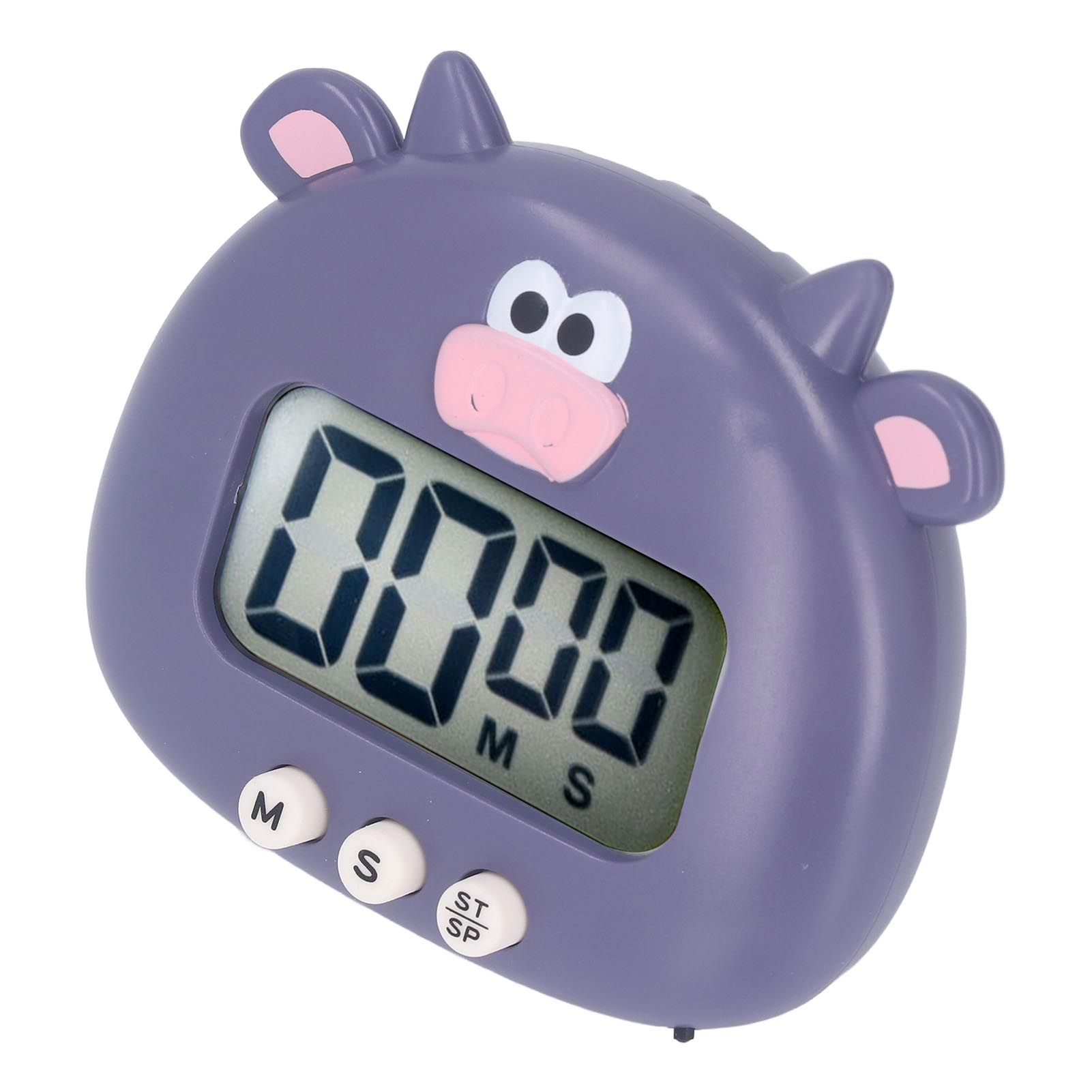 Digital Kitchen Timer Countup Countdown Cartoon Animal Sound Flash Alert Easy view 3