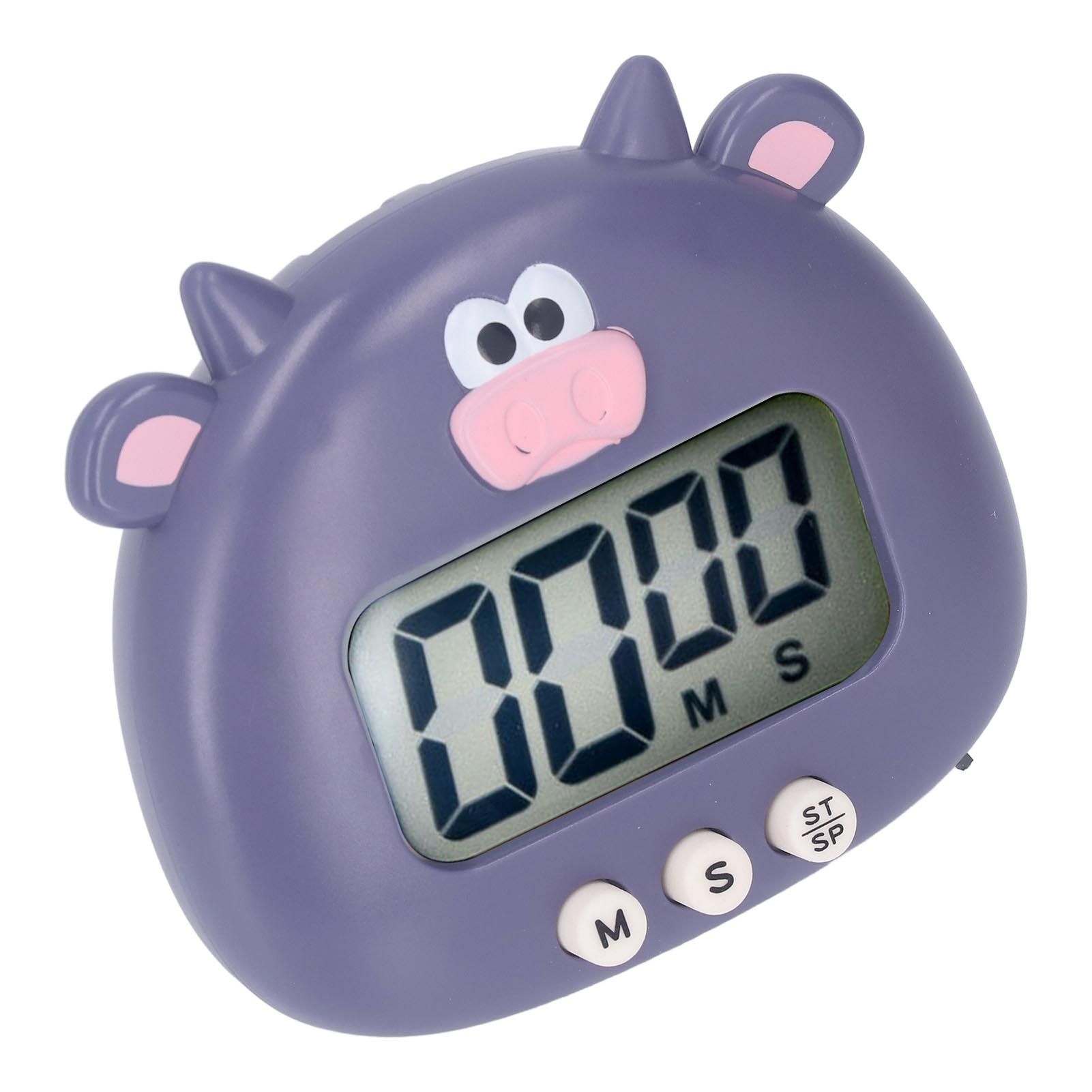 Digital Kitchen Timer Countup Countdown Cartoon Animal Sound Flash Alert Easy view 4