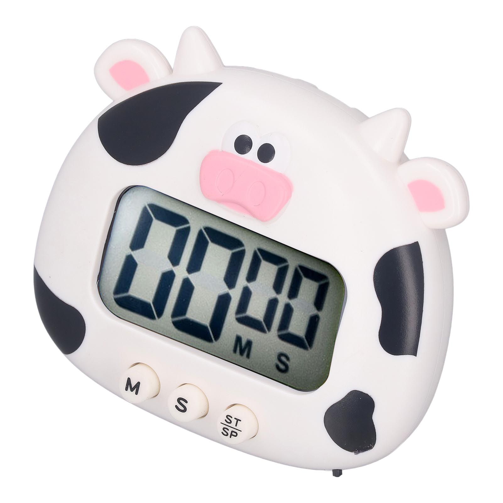 Digital Kitchen Timer Countup Countdown Cartoon Animal Sound Flash Alert Easy view 2