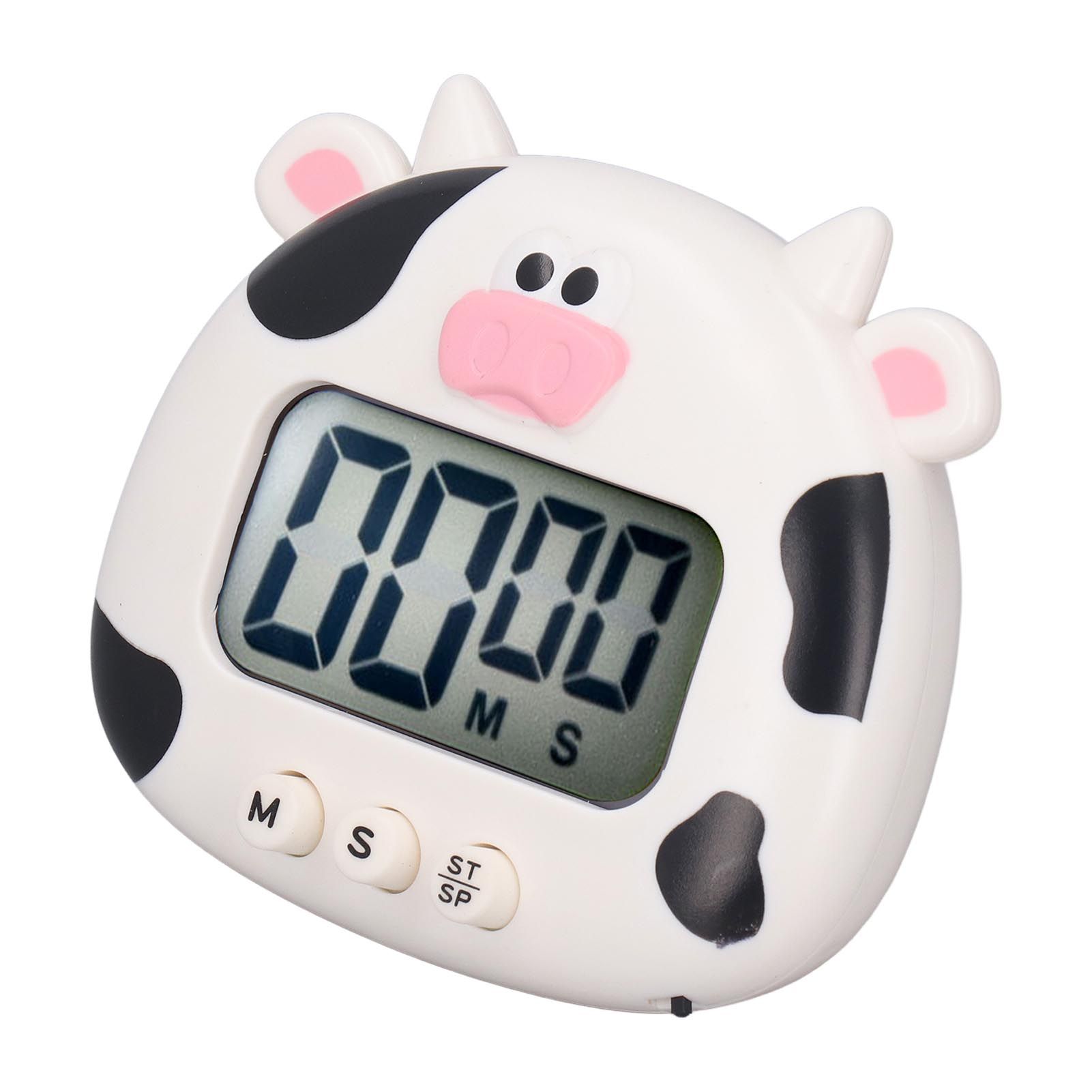 Digital Kitchen Timer Countup Countdown Cartoon Animal Sound Flash Alert Easy view 7