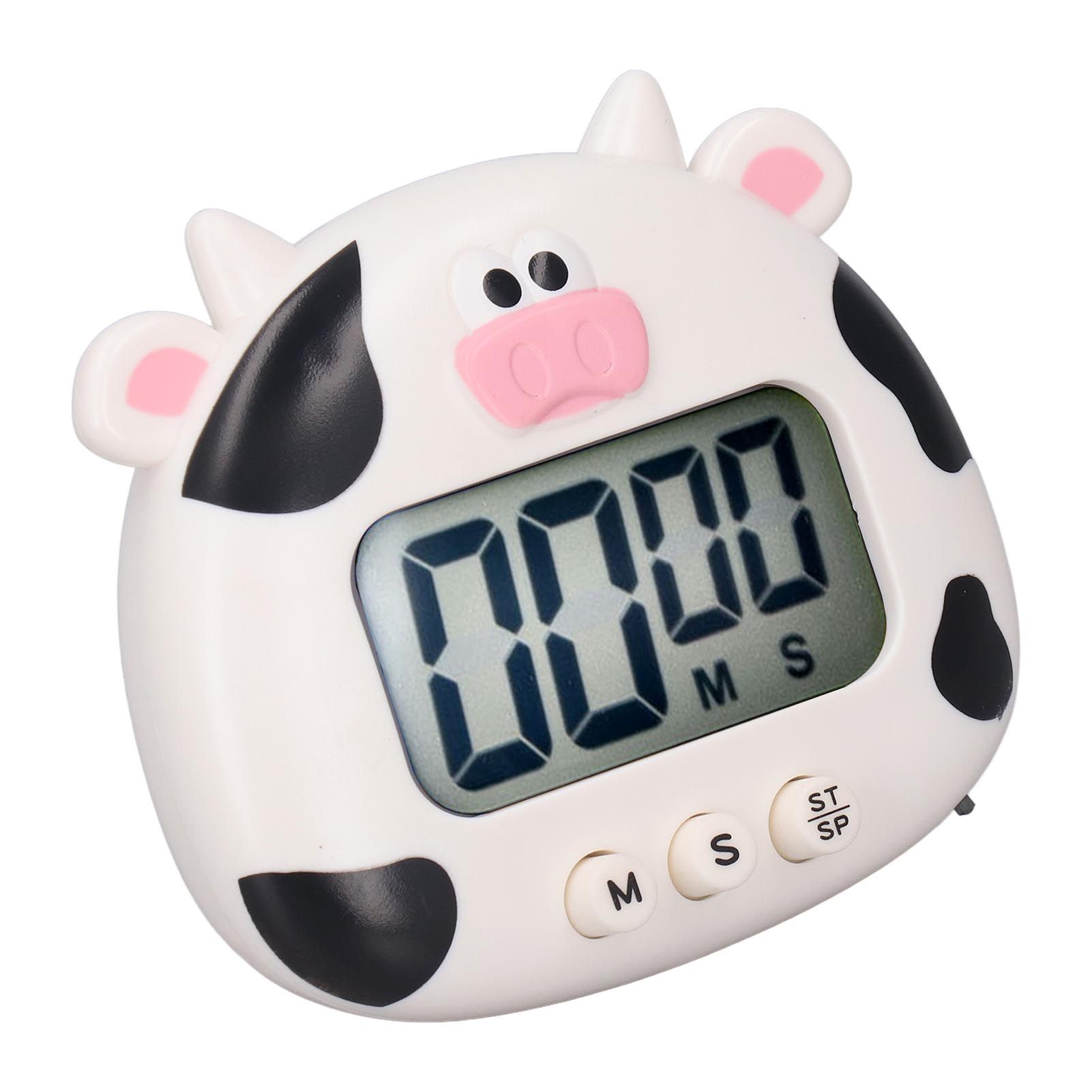 Digital Kitchen Timer Countup Countdown Cartoon Animal Sound Flash Alert Easy view 8