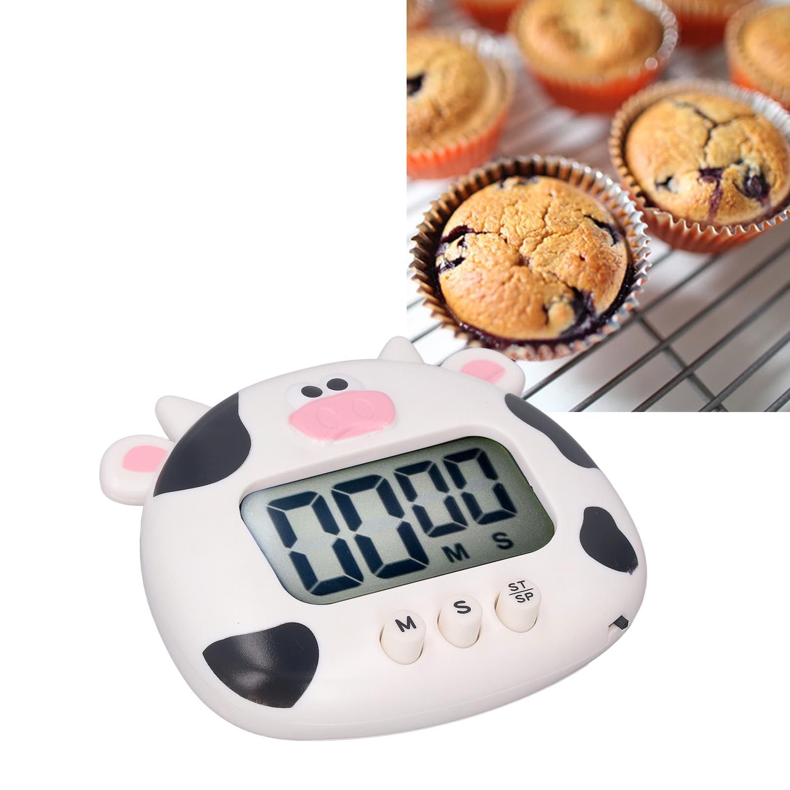 Digital Kitchen Timer Countup Countdown Cartoon Animal Sound Flash Alert Easy view 11