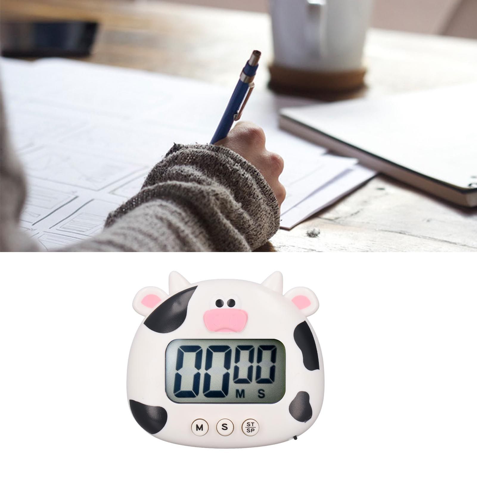Digital Kitchen Timer Countup Countdown Cartoon Animal Sound Flash Alert Easy view 12