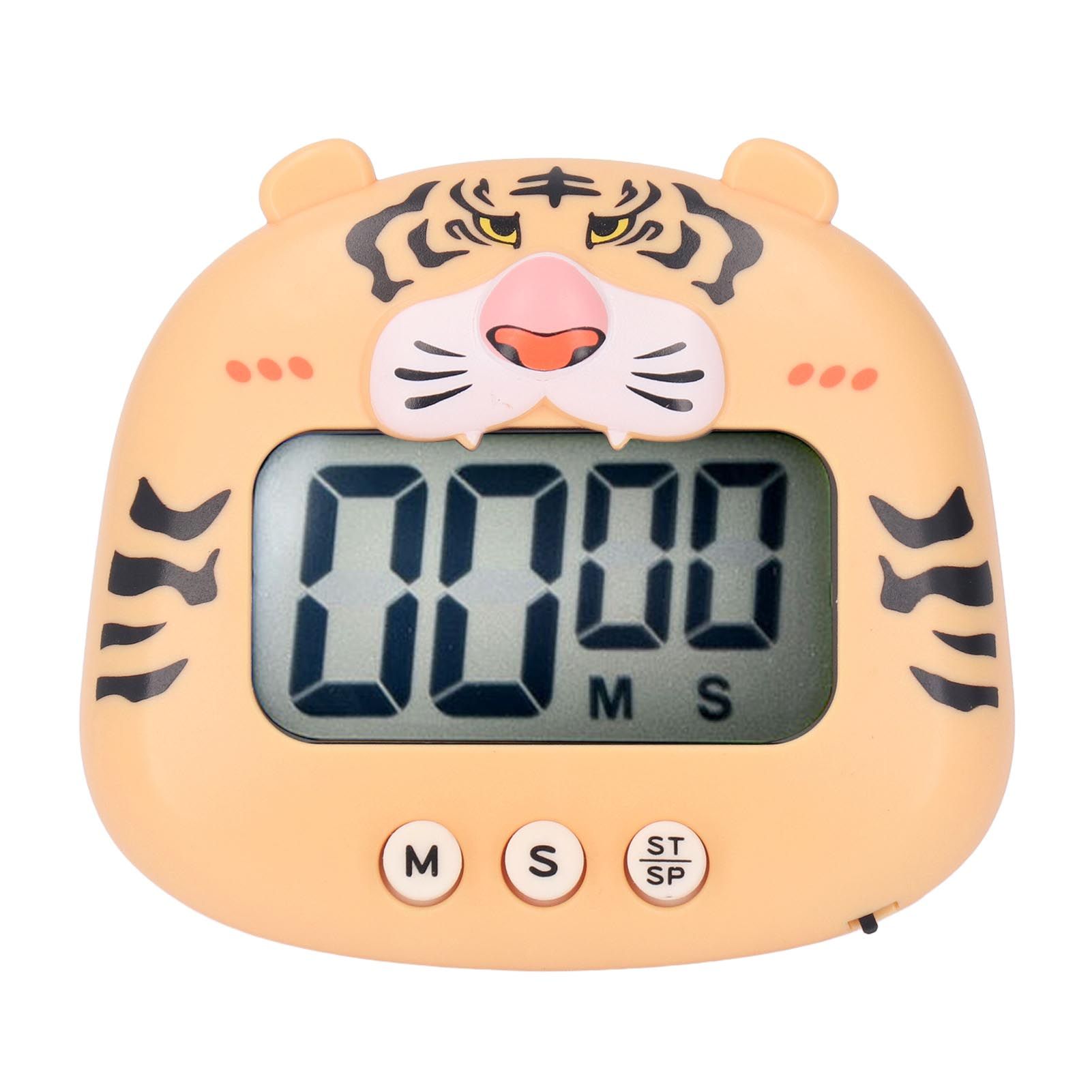 Digital Kitchen Timer Countup Countdown Cartoon Animal Sound Flash Alert Easy view 2