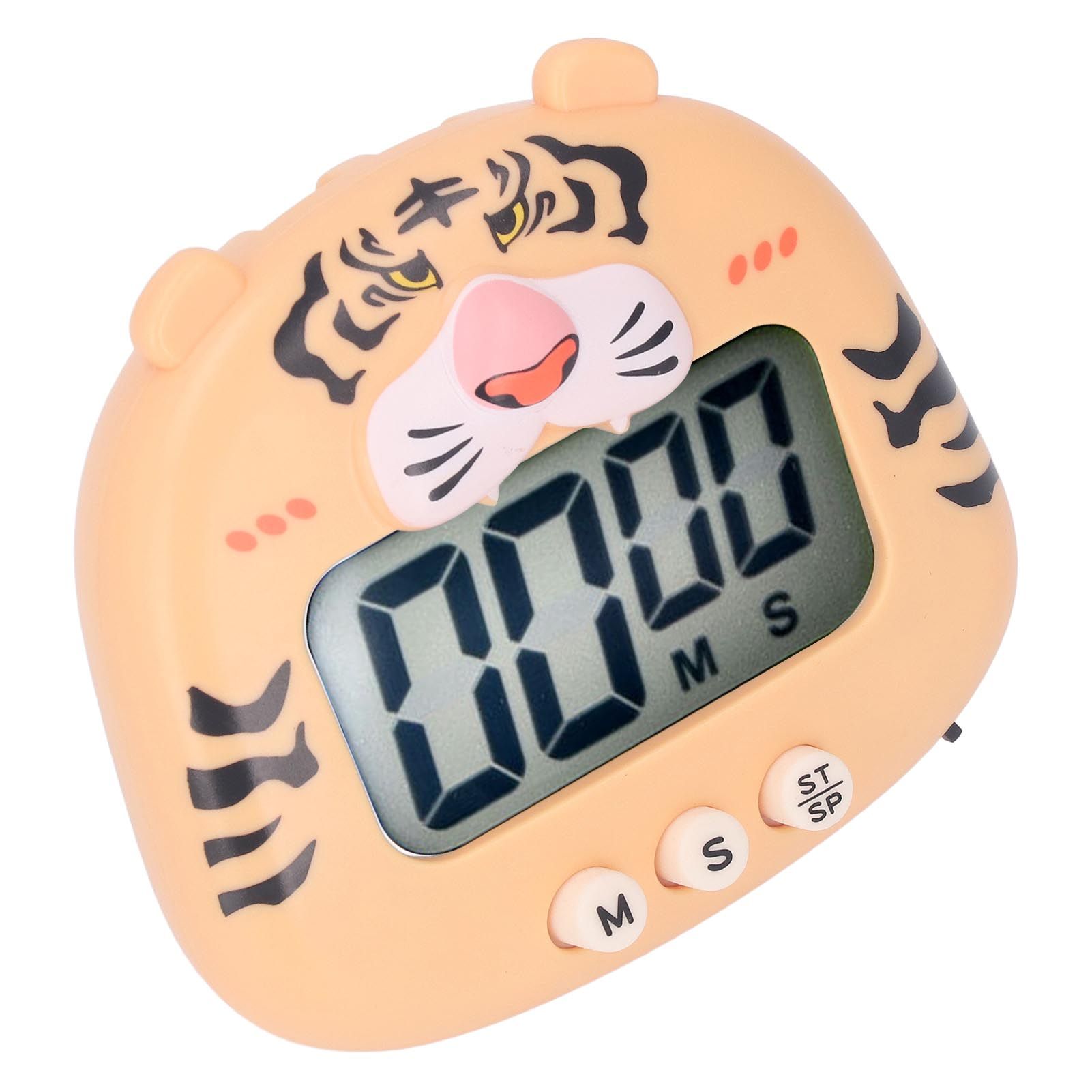 Digital Kitchen Timer Countup Countdown Cartoon Animal Sound Flash Alert Easy view 3