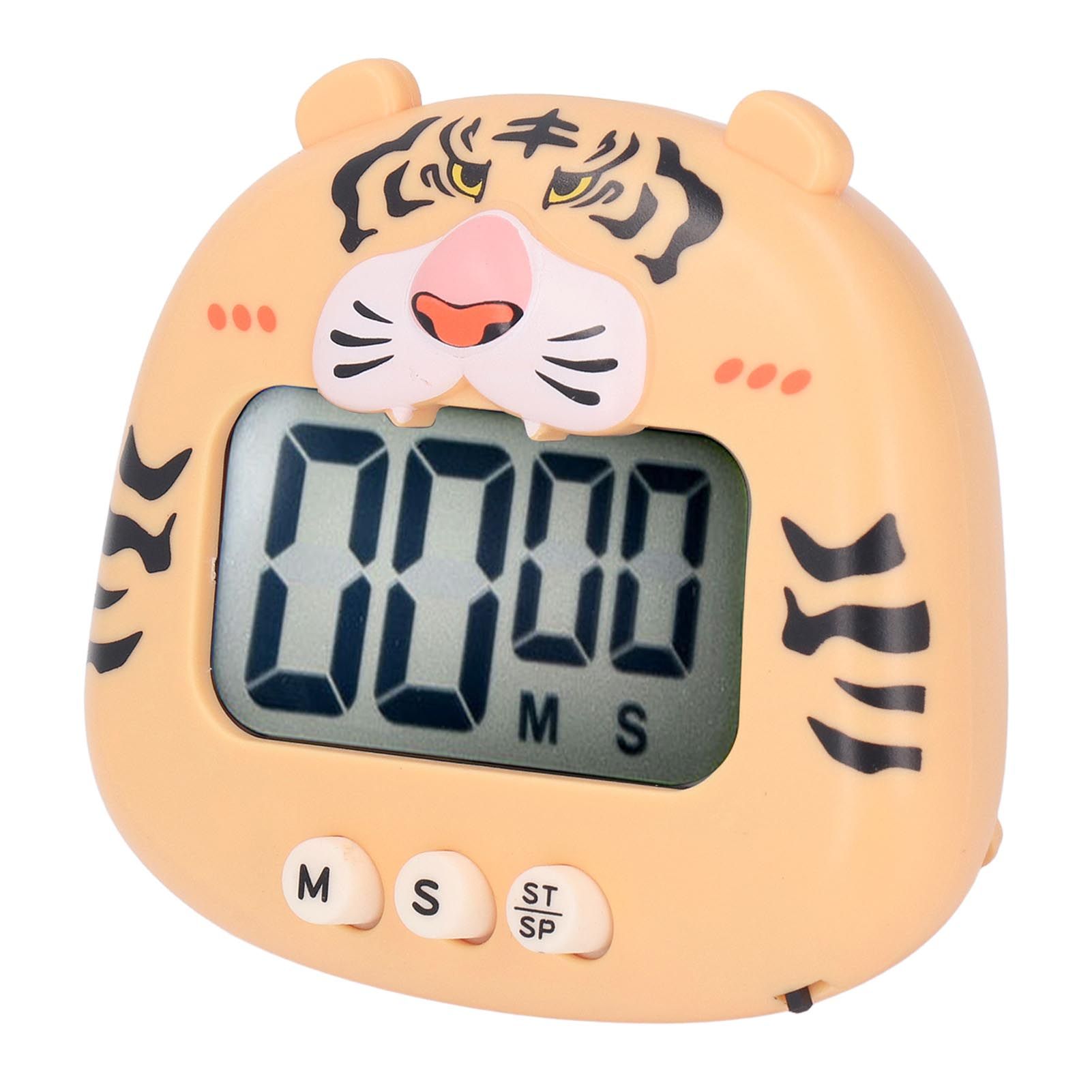 Digital Kitchen Timer Countup Countdown Cartoon Animal Sound Flash Alert Easy view 4