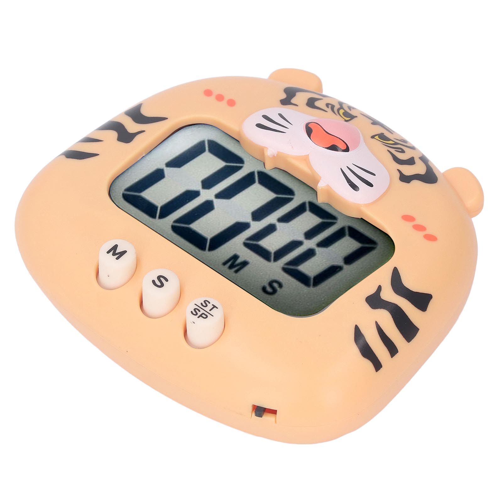 Digital Kitchen Timer Countup Countdown Cartoon Animal Sound Flash Alert Easy view 10