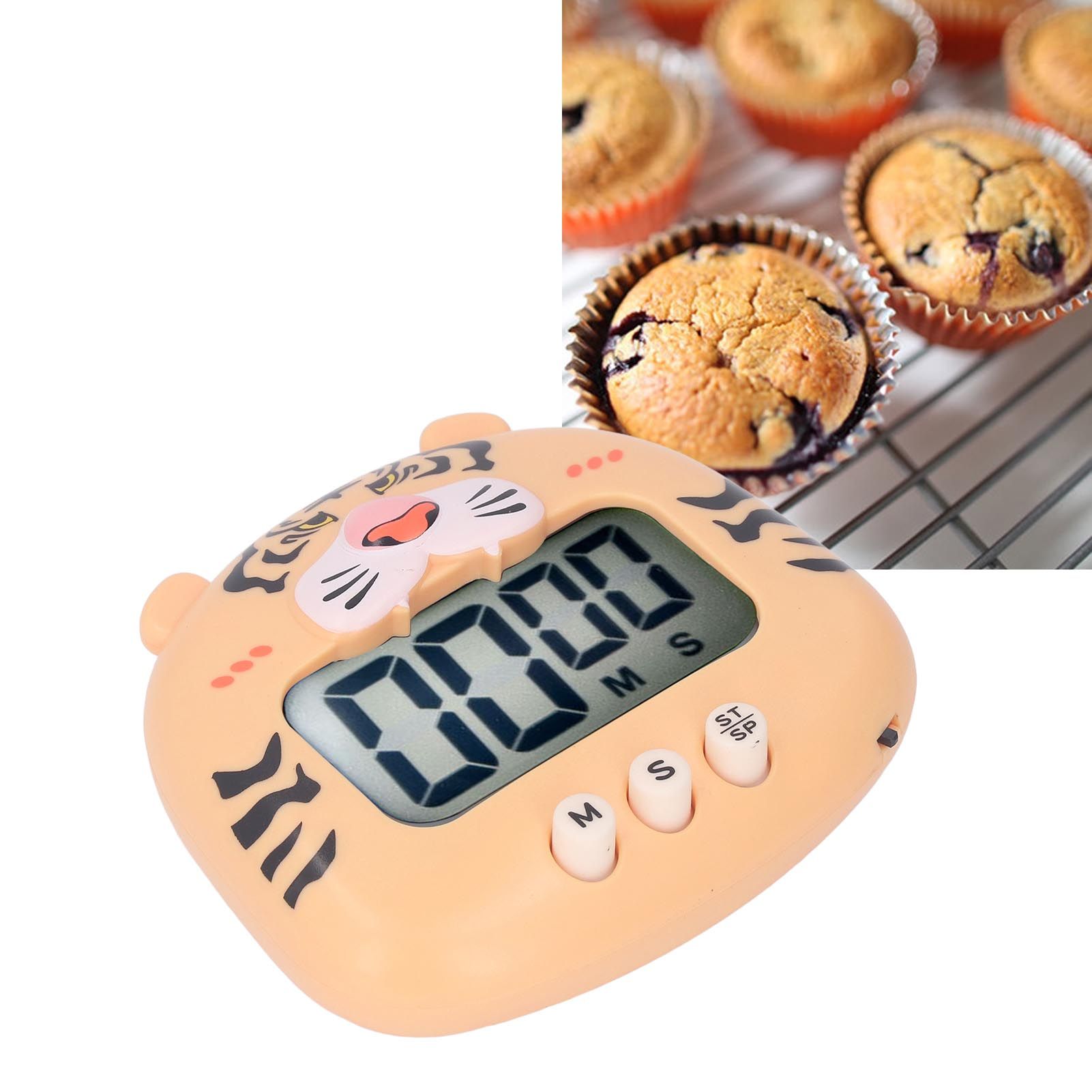 Digital Kitchen Timer Countup Countdown Cartoon Animal Sound Flash Alert Easy view 11