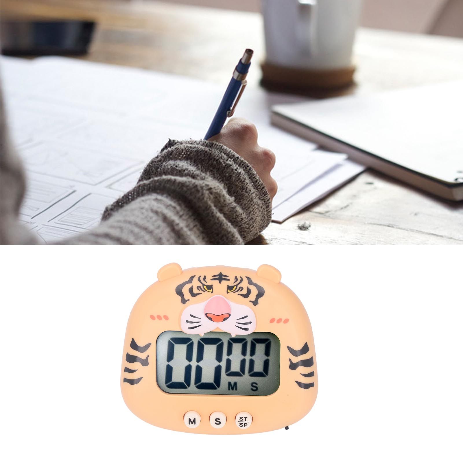 Digital Kitchen Timer Countup Countdown Cartoon Animal Sound Flash Alert Easy view 12