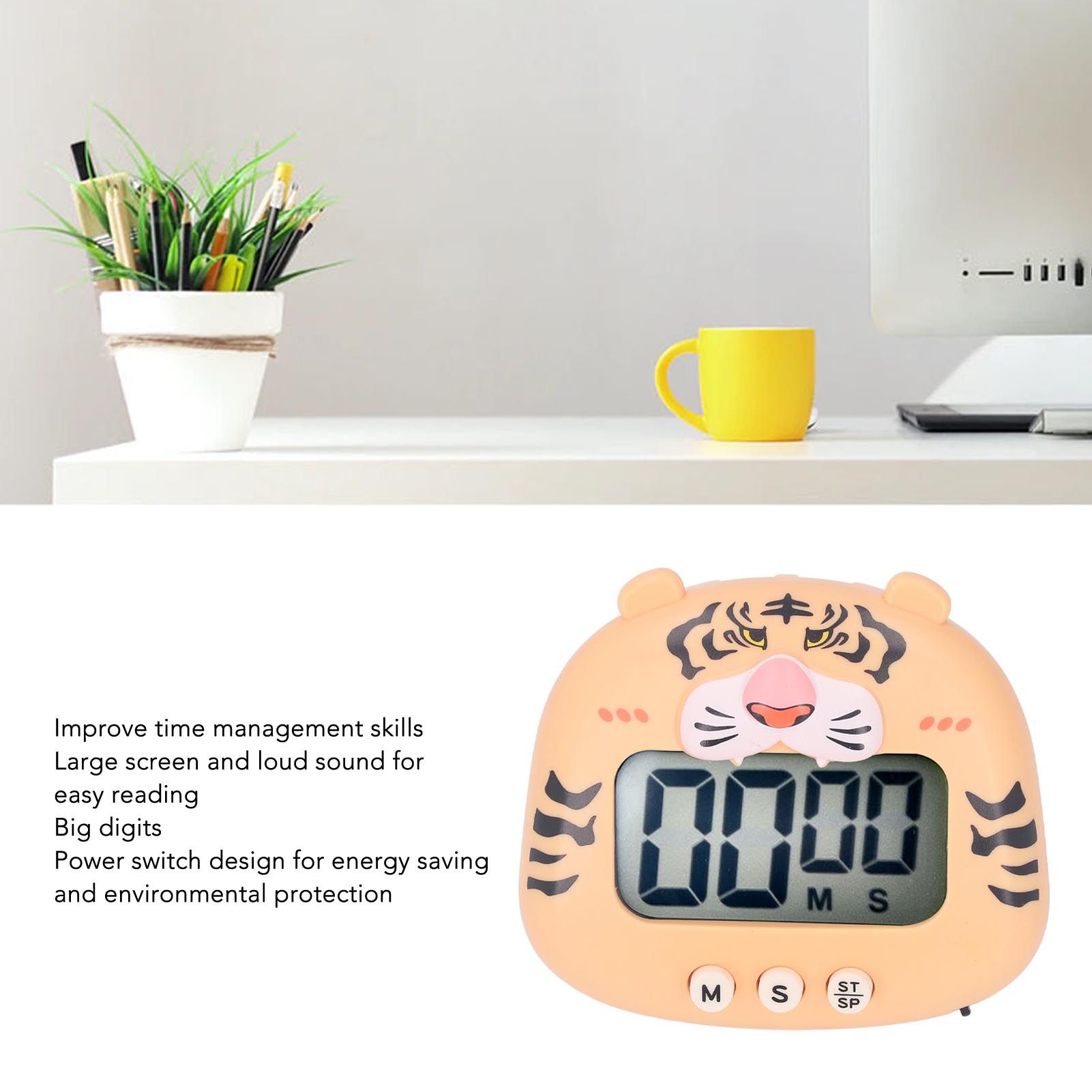 Digital Kitchen Timer Countup Countdown Cartoon Animal Sound Flash Alert Easy view 13