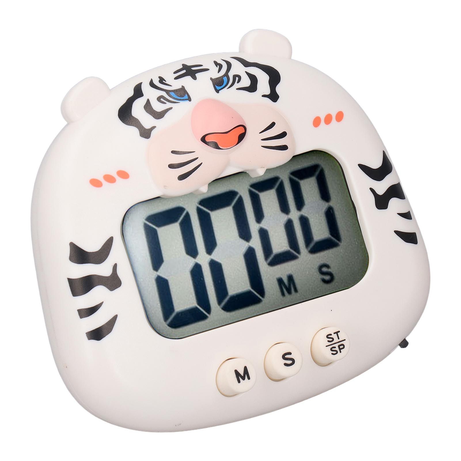 Digital Kitchen Timer Countup Countdown Cartoon Animal Sound Flash Alert Easy view 3