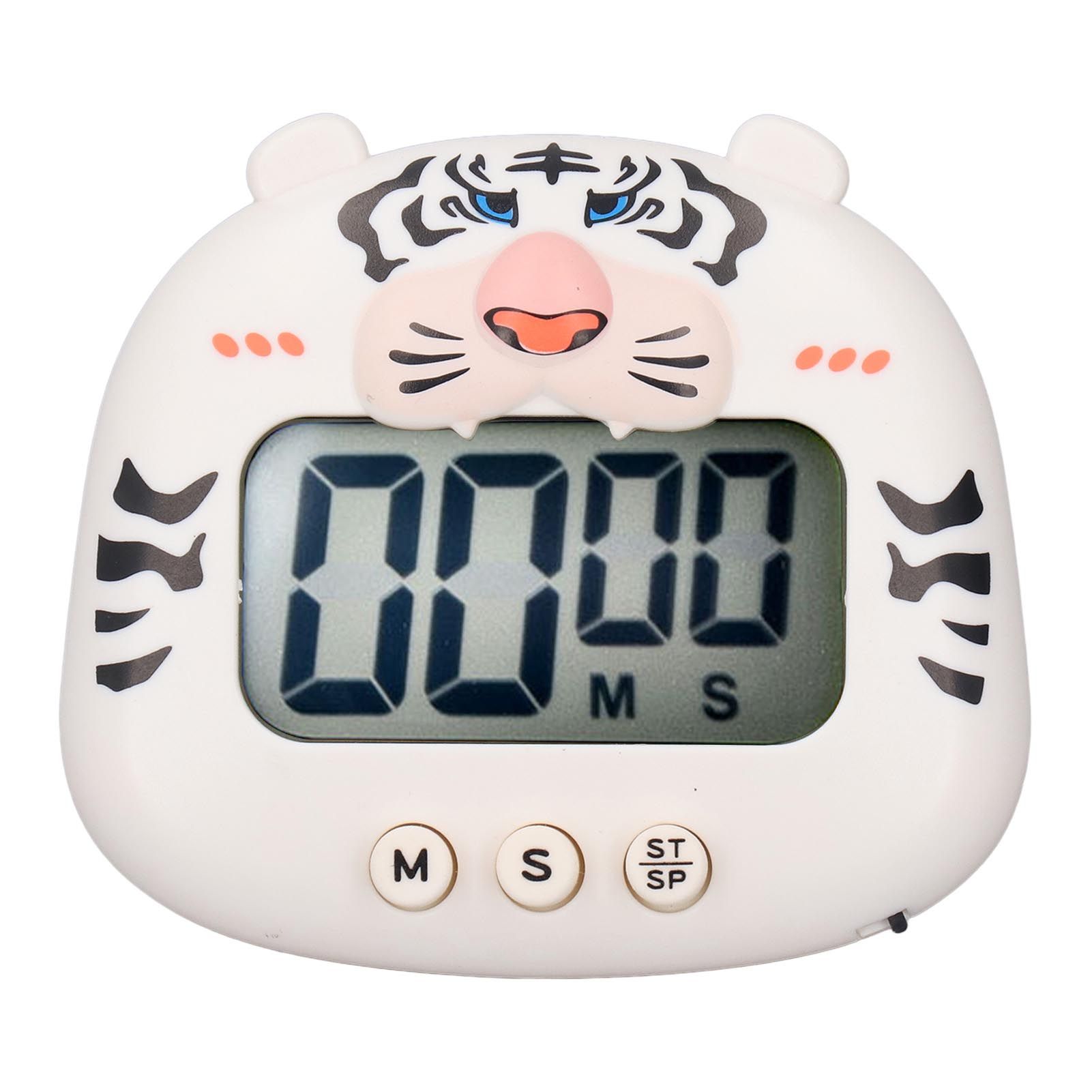 Digital Kitchen Timer Countup Countdown Cartoon Animal Sound Flash Alert Easy view 4
