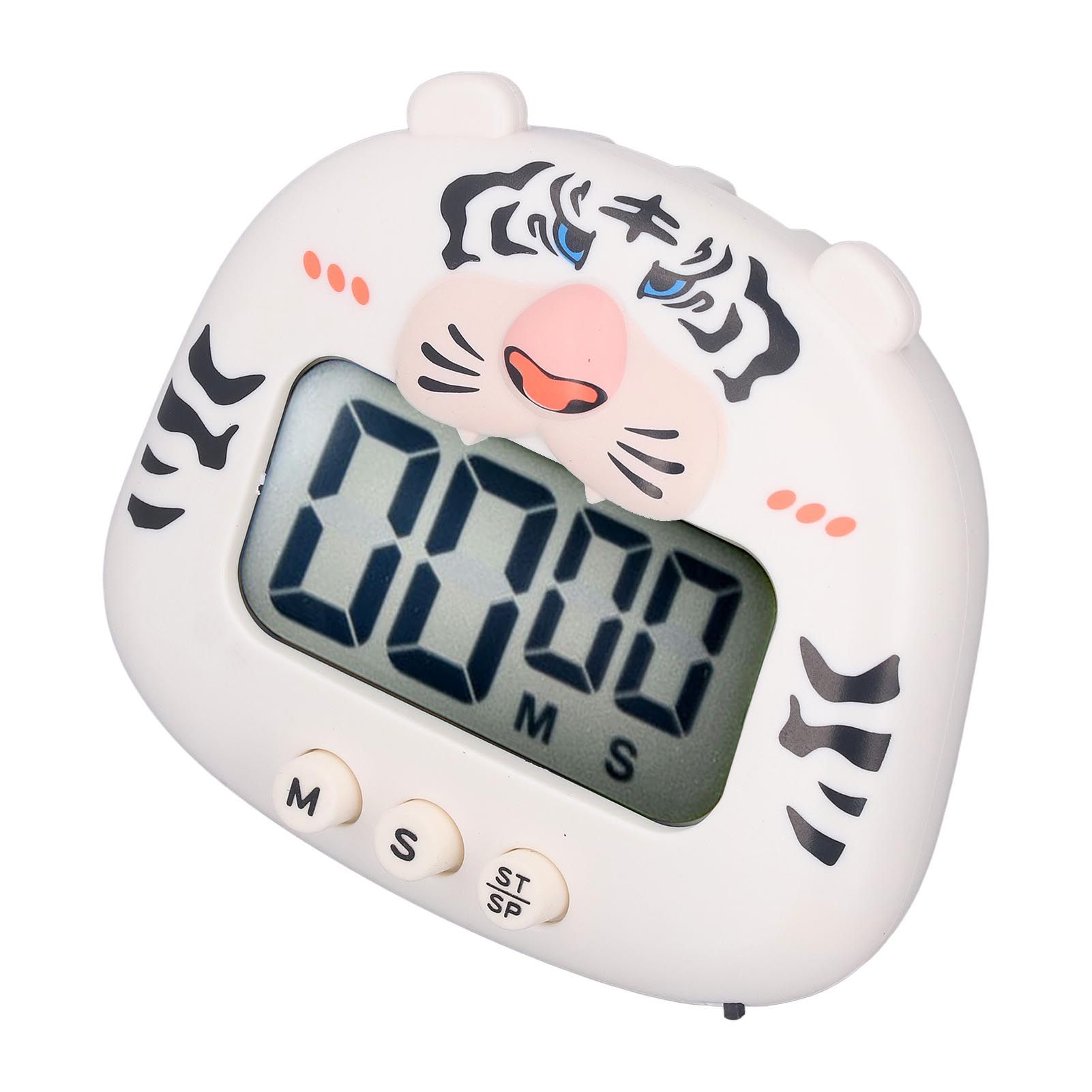 Digital Kitchen Timer Countup Countdown Cartoon Animal Sound Flash Alert Easy view 5