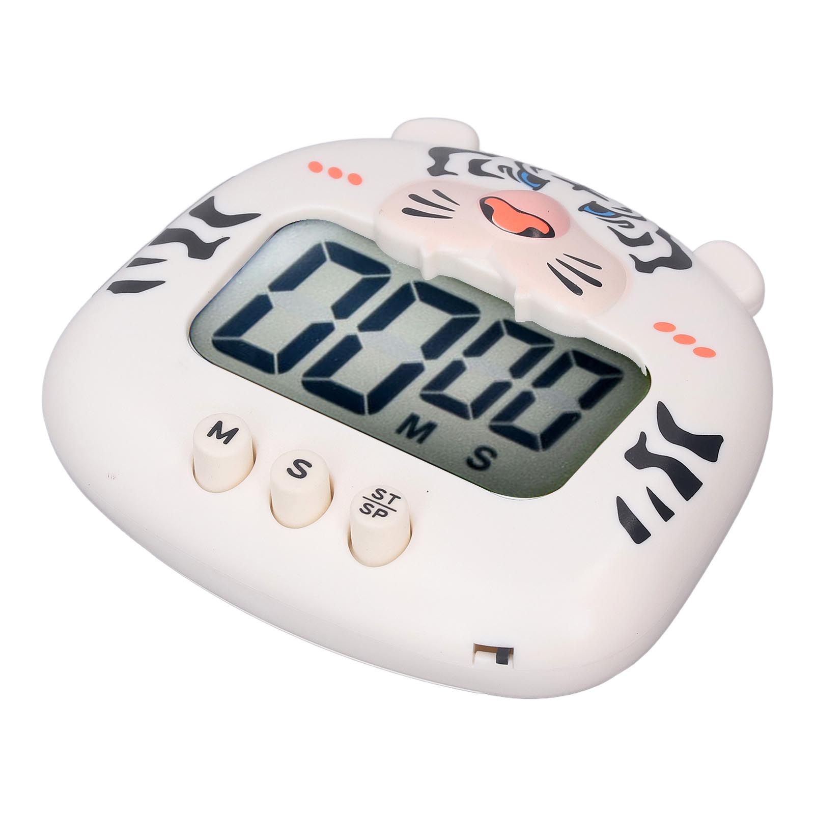 Digital Kitchen Timer Countup Countdown Cartoon Animal Sound Flash Alert Easy view 9