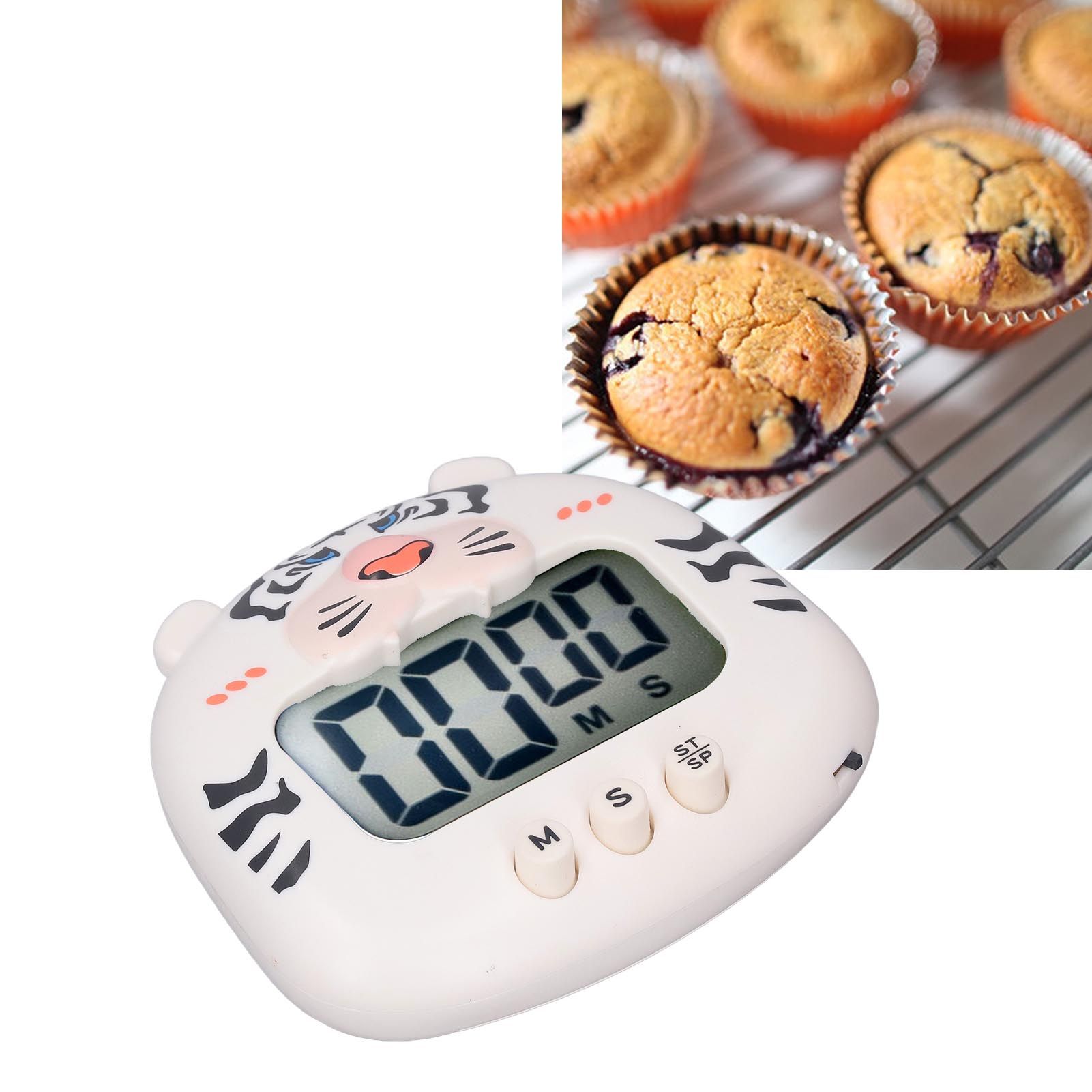 Digital Kitchen Timer Countup Countdown Cartoon Animal Sound Flash Alert Easy view 11