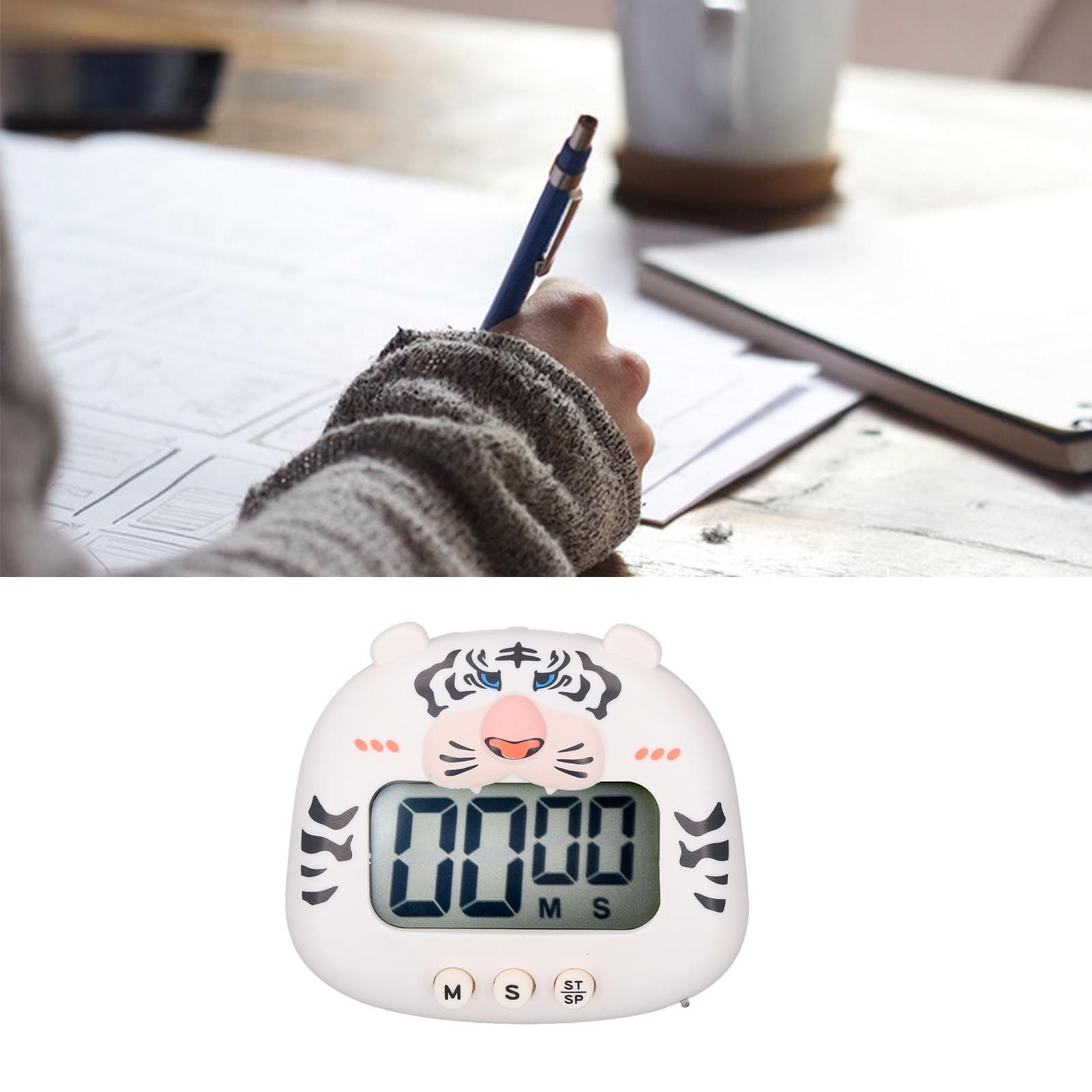 Digital Kitchen Timer Countup Countdown Cartoon Animal Sound Flash Alert Easy view 12