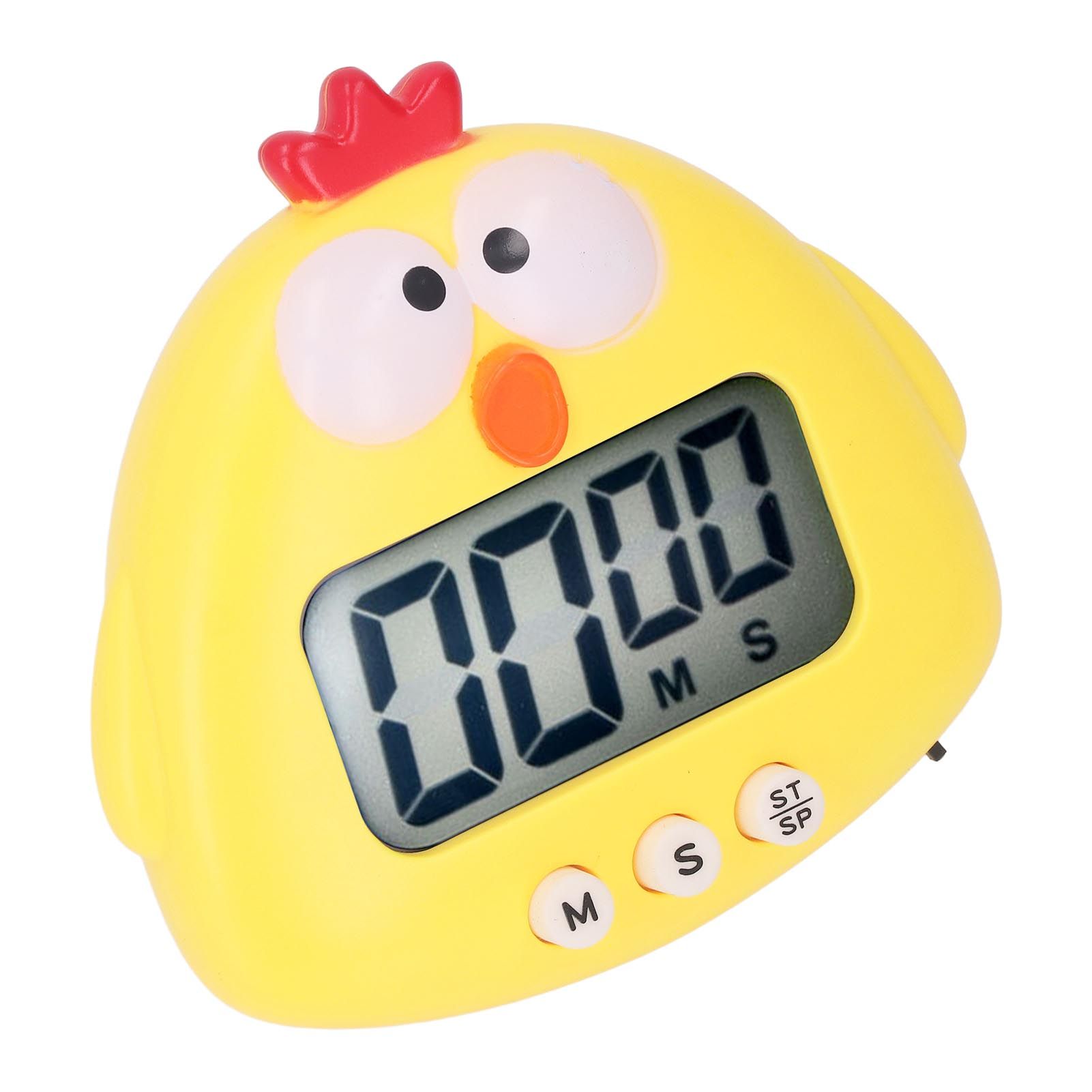 Digital Kitchen Timer Countup Countdown Cartoon Animal Sound Flash Alert Easy view 3