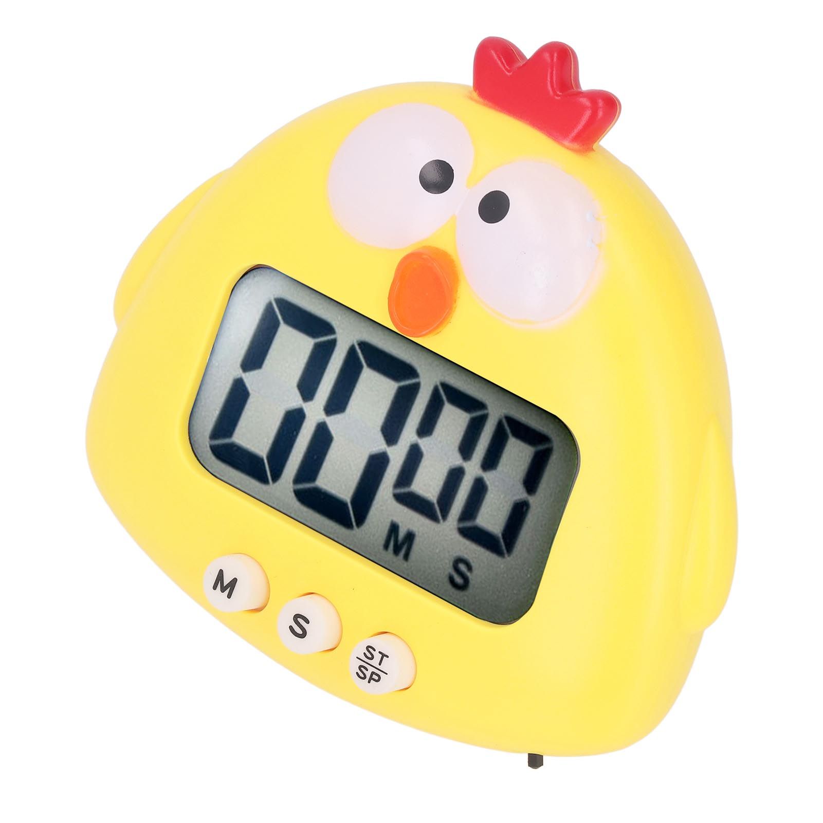 Digital Kitchen Timer Countup Countdown Cartoon Animal Sound Flash Alert Easy view 4
