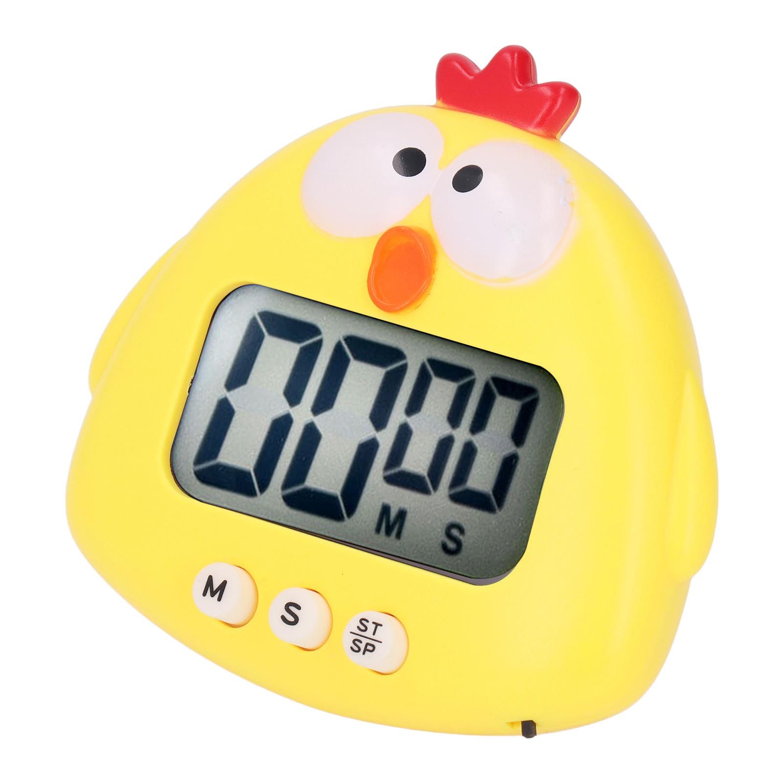Digital Kitchen Timer Countup Countdown Cartoon Animal Sound Flash Alert Easy view 5