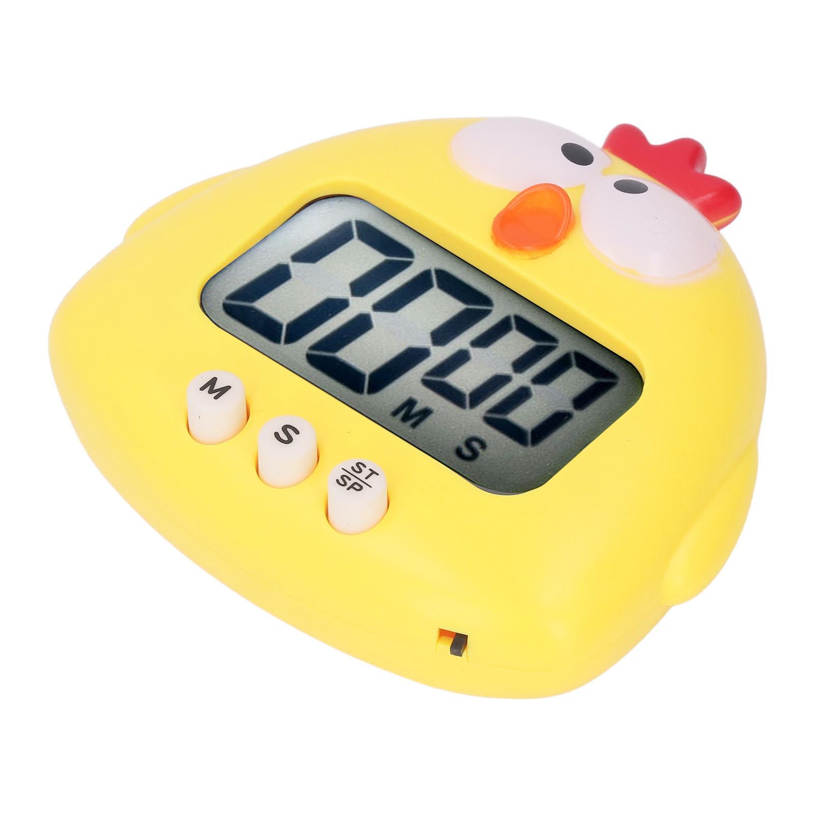 Digital Kitchen Timer Countup Countdown Cartoon Animal Sound Flash Alert Easy view 7