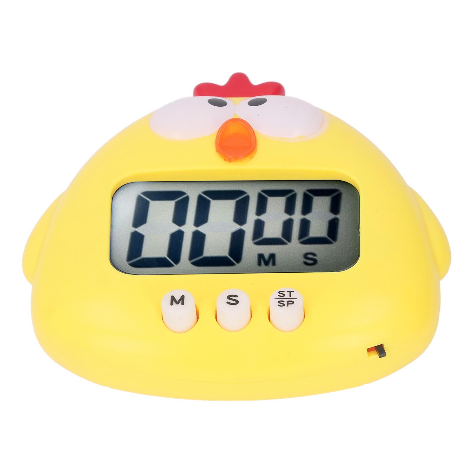 Digital Kitchen Timer Countup Countdown Cartoon Animal Sound Flash Alert Easy view 8