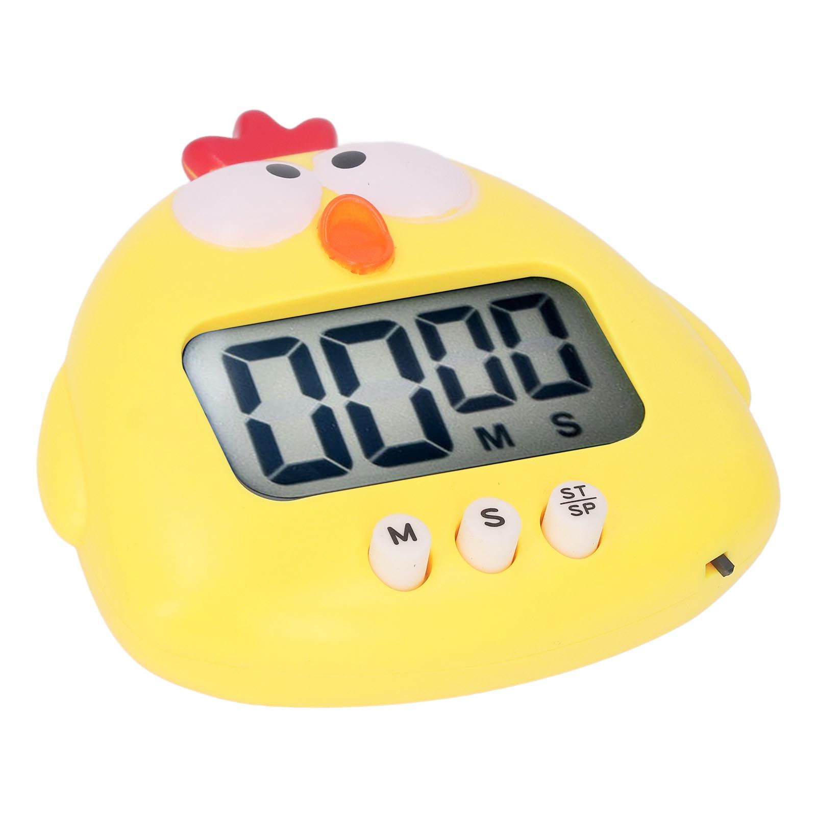 Digital Kitchen Timer Countup Countdown Cartoon Animal Sound Flash Alert Easy view 9
