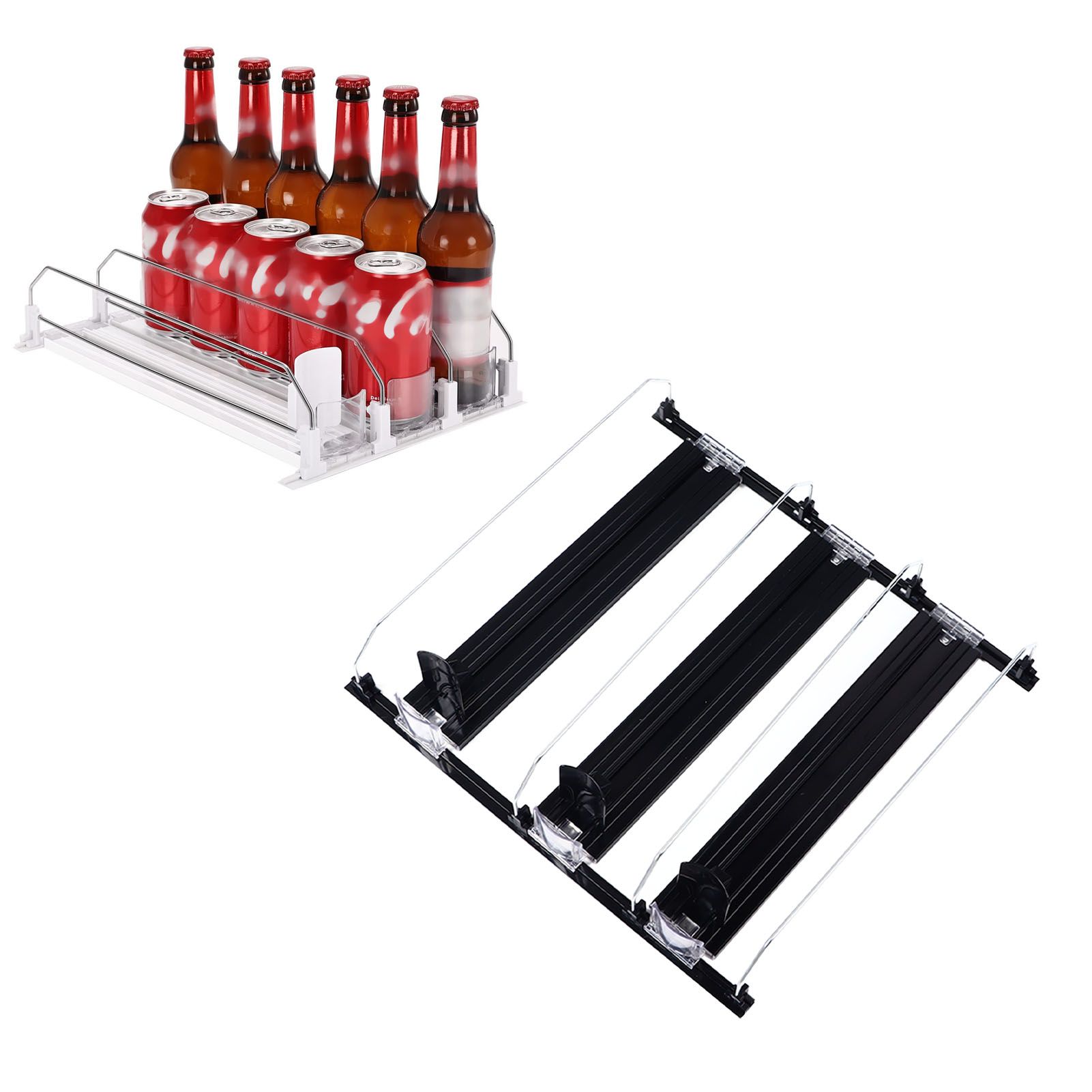 38cm Drink Organizer for Fridge Automatic Pusher Glide 12oz 16oz 20oz Soda view 11