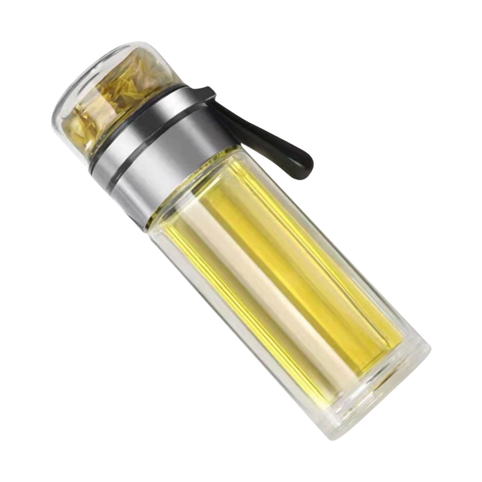 Glass Transparent Tea Bottle Portable Tea Water Bottle Tea and Water view 2