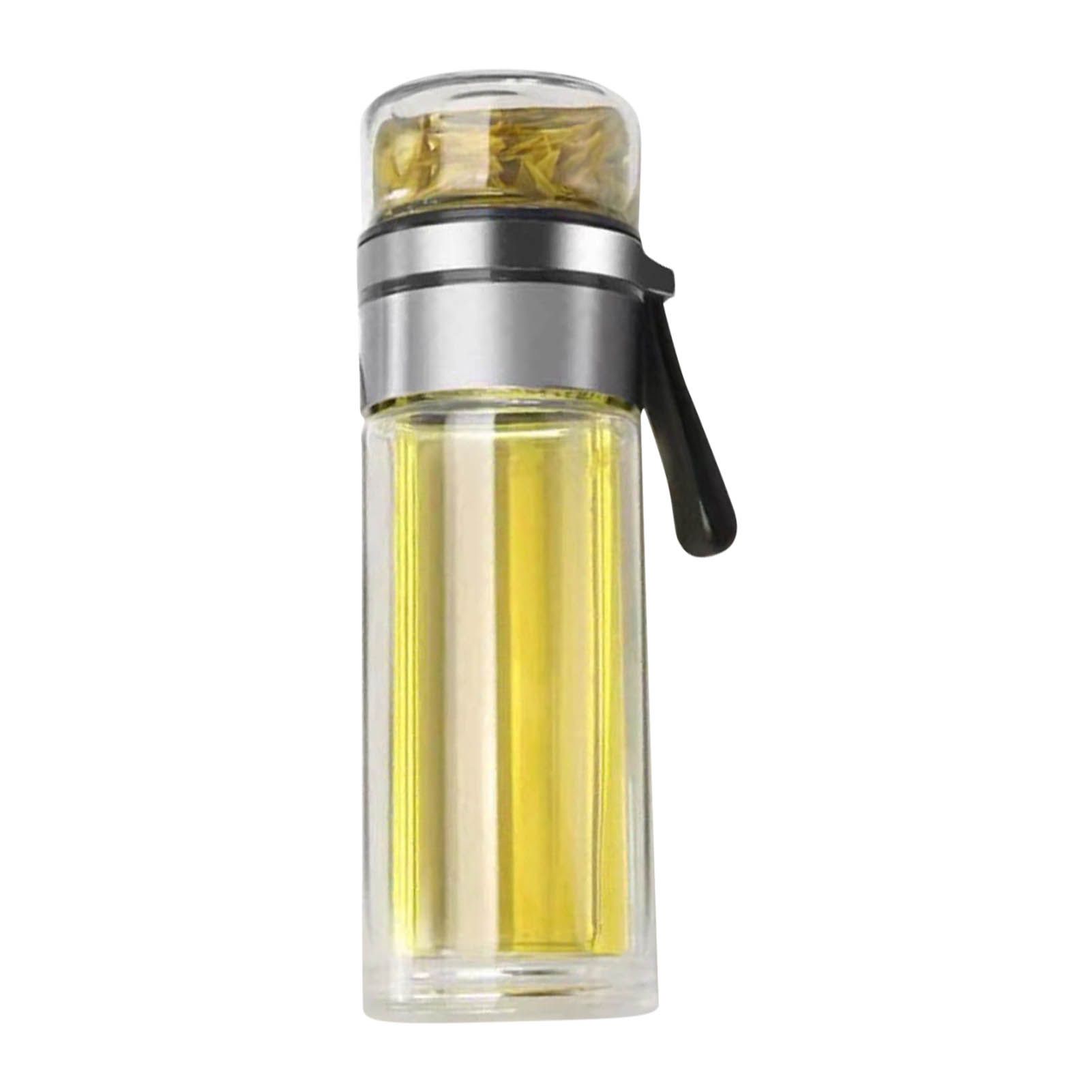 Glass Transparent Tea Bottle Portable Tea Water Bottle Tea and Water view 3