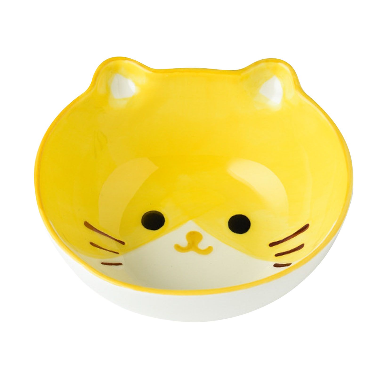 Kids Bowl Ceramic Cute Cartoon Animal Shape Rice Bowls Reusable Dinner