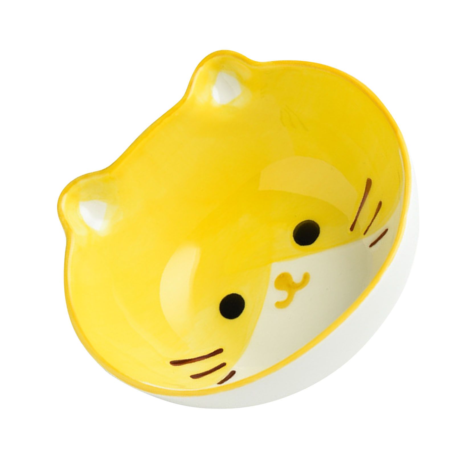 Kids Bowl Ceramic Cute Cartoon Animal Shape Rice Bowls Reusable Dinner view 2
