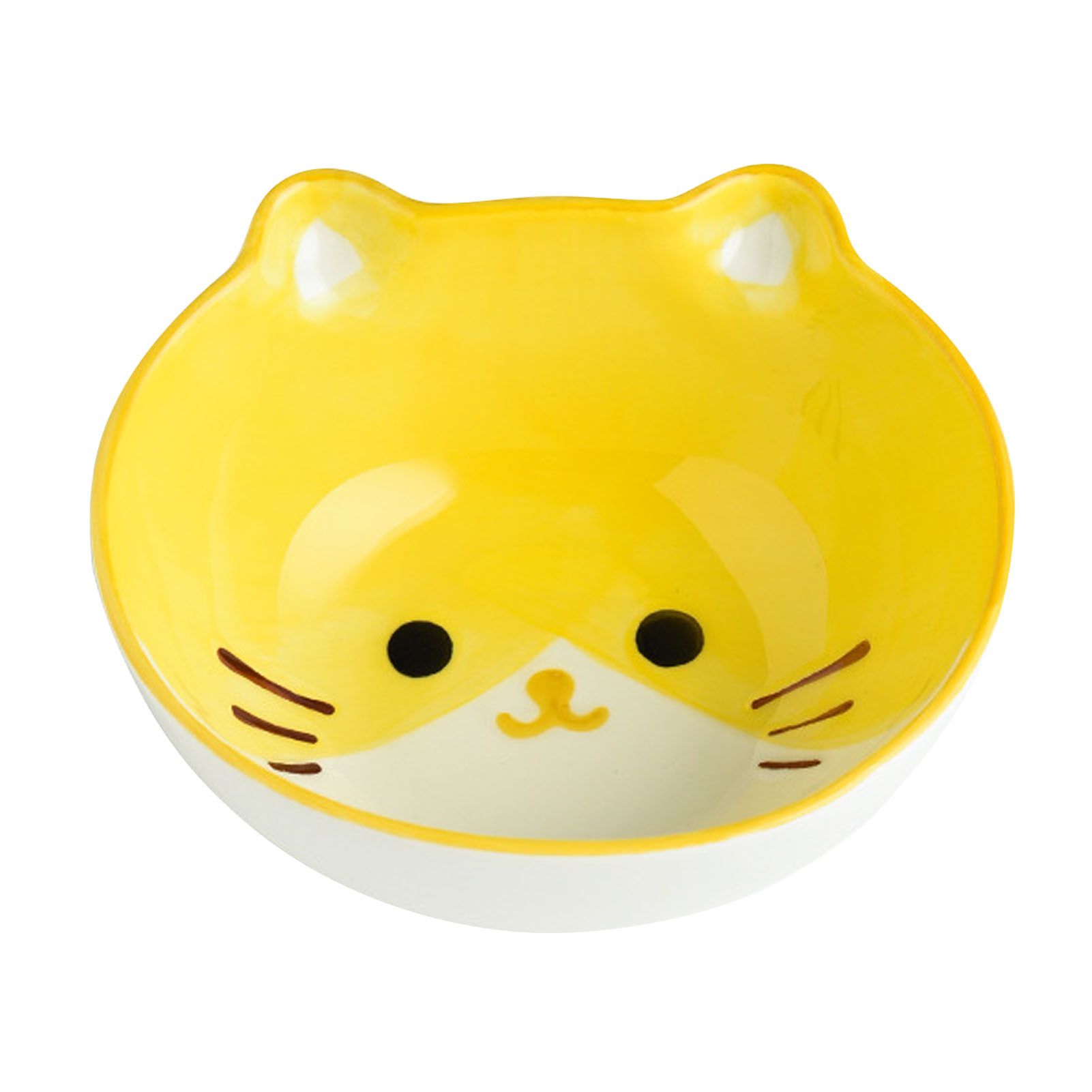 Kids Bowl Ceramic Cute Cartoon Animal Shape Rice Bowls Reusable Dinner view 4