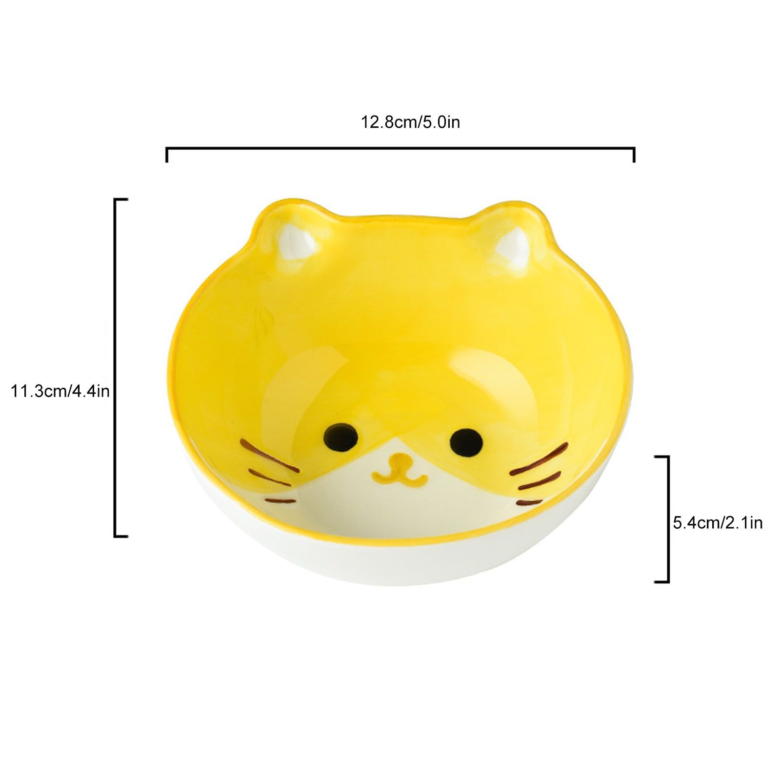 Kids Bowl Ceramic Cute Cartoon Animal Shape Rice Bowls Reusable Dinner view 10