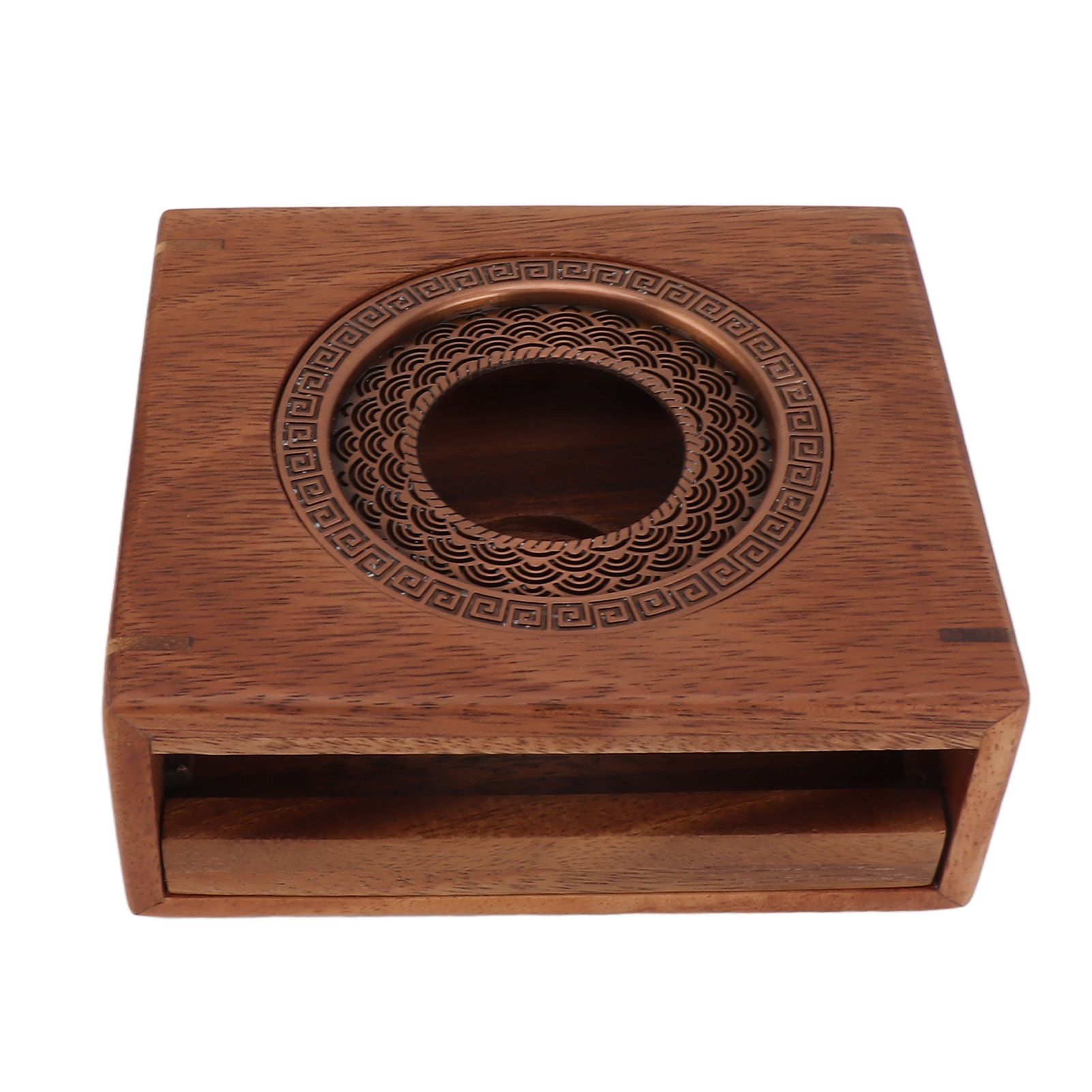 Candle Tea Warmer Japanese Style Walnut Teapot Warmer Home Universal Tea view 6