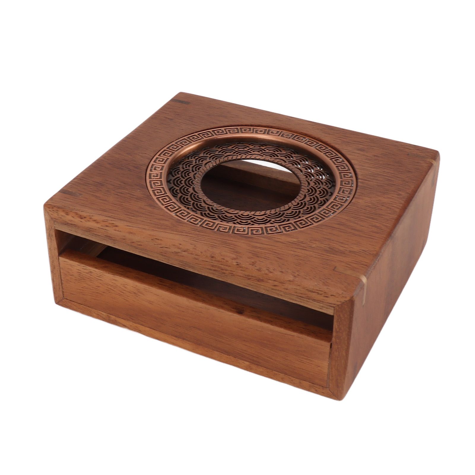 Candle Tea Warmer Japanese Style Walnut Teapot Warmer Home Universal Tea view 8