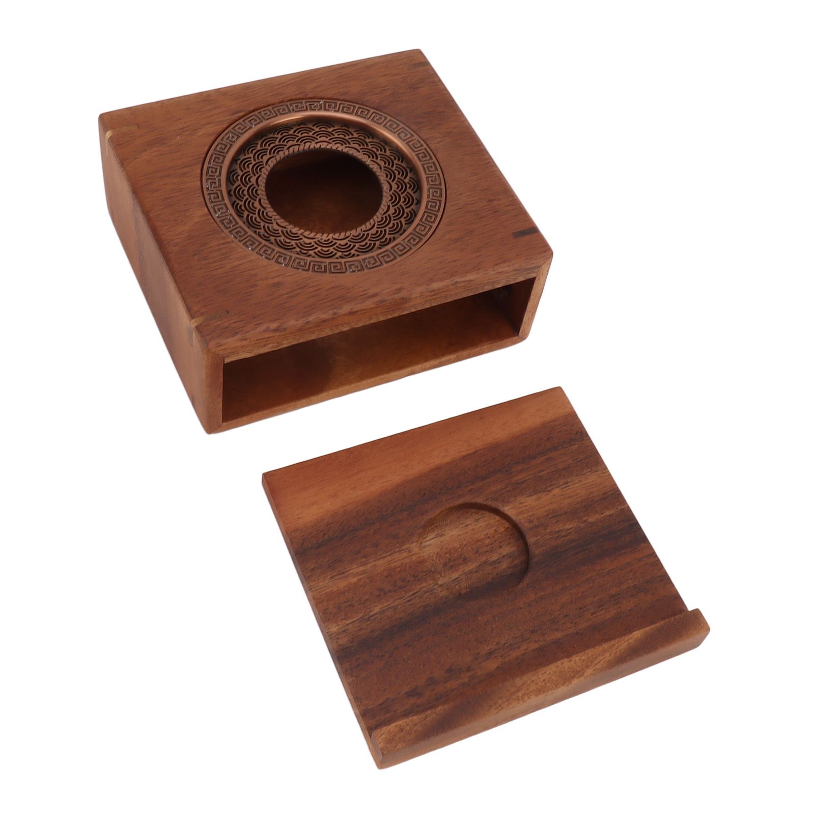Candle Tea Warmer Japanese Style Walnut Teapot Warmer Home Universal Tea view 9