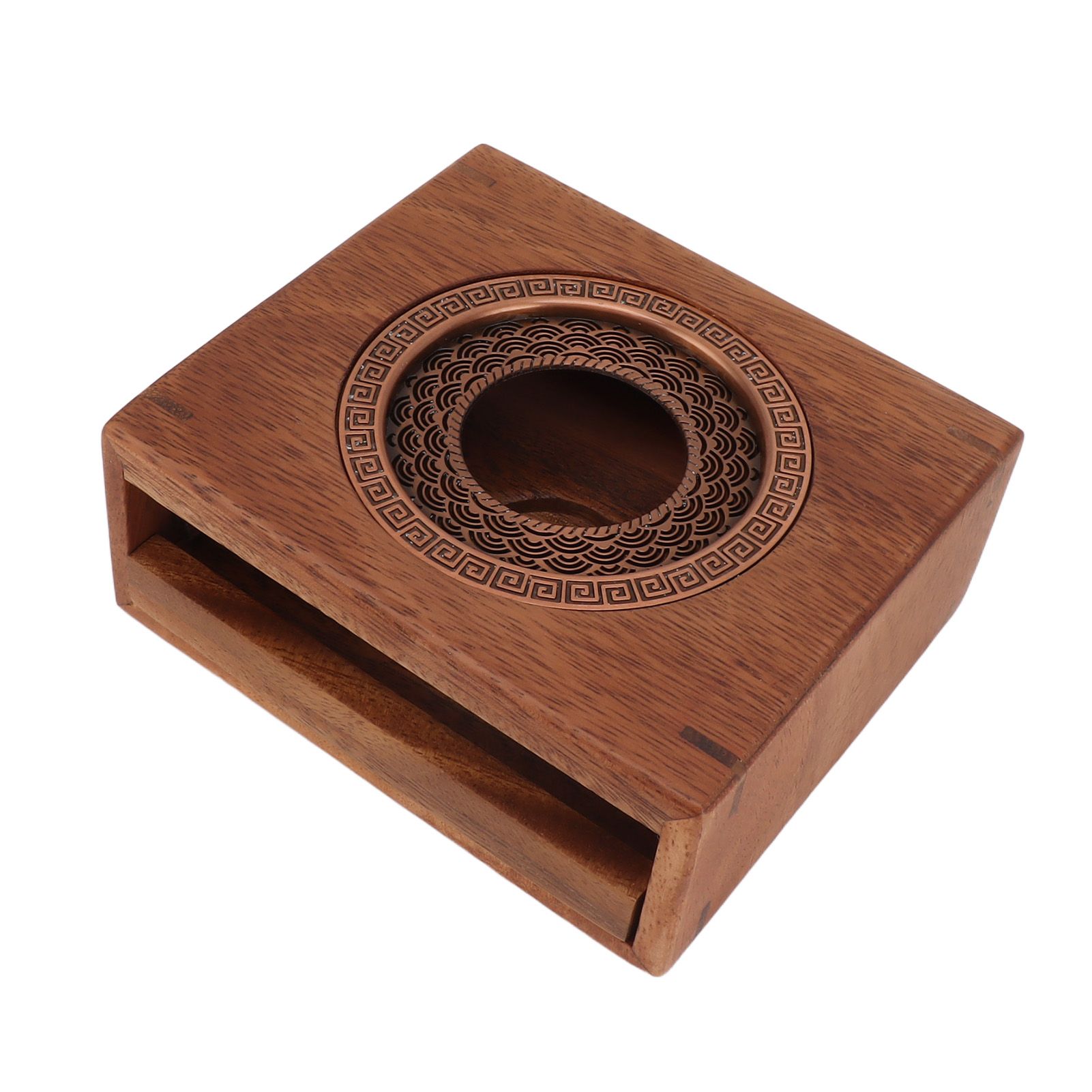 Candle Tea Warmer Japanese Style Walnut Teapot Warmer Home Universal Tea view 10
