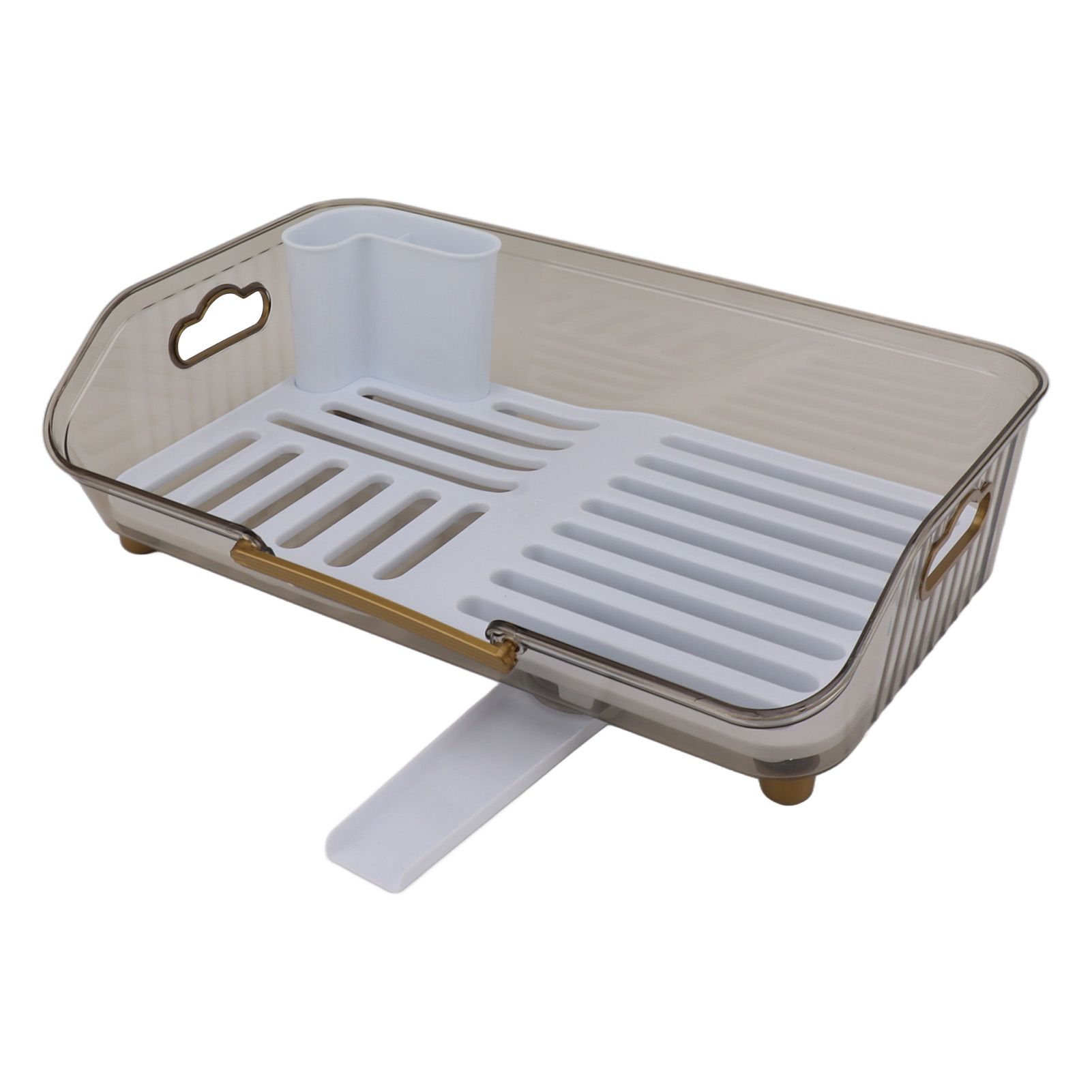 Dish Drying Rack Multifunctional PP Space Saving Clean Hygienic Dish Drainer