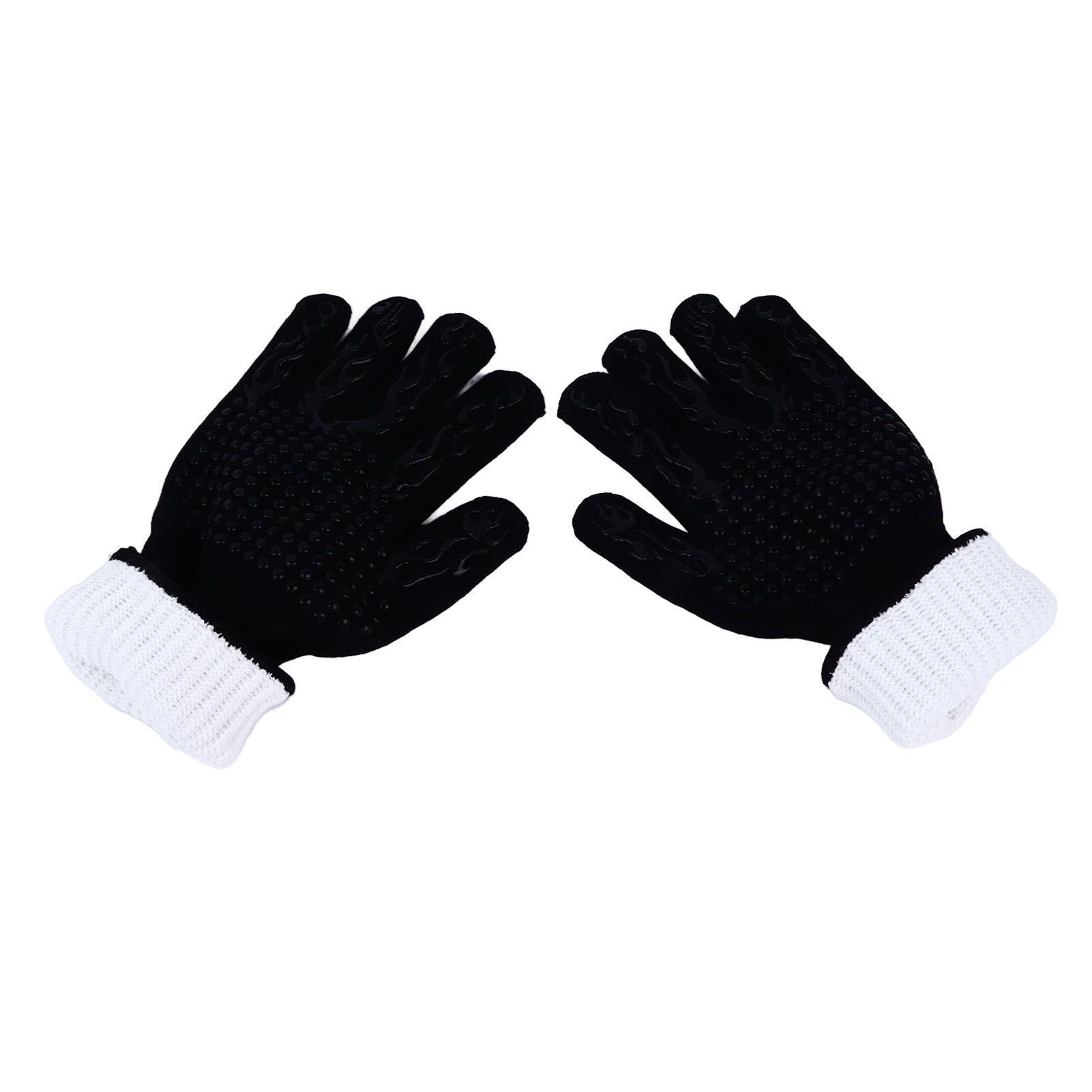 BBQ Gloves Fireproof Heat Resistant Prevent Slip Grilling Gloves for Microwave view 8