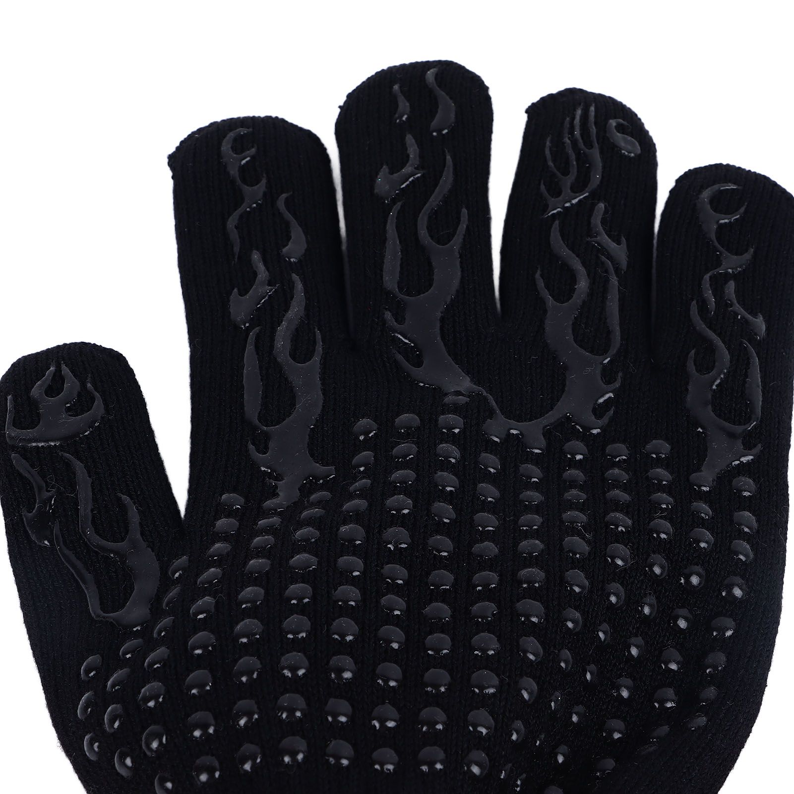 BBQ Gloves Fireproof Heat Resistant Prevent Slip Grilling Gloves for Microwave view 13