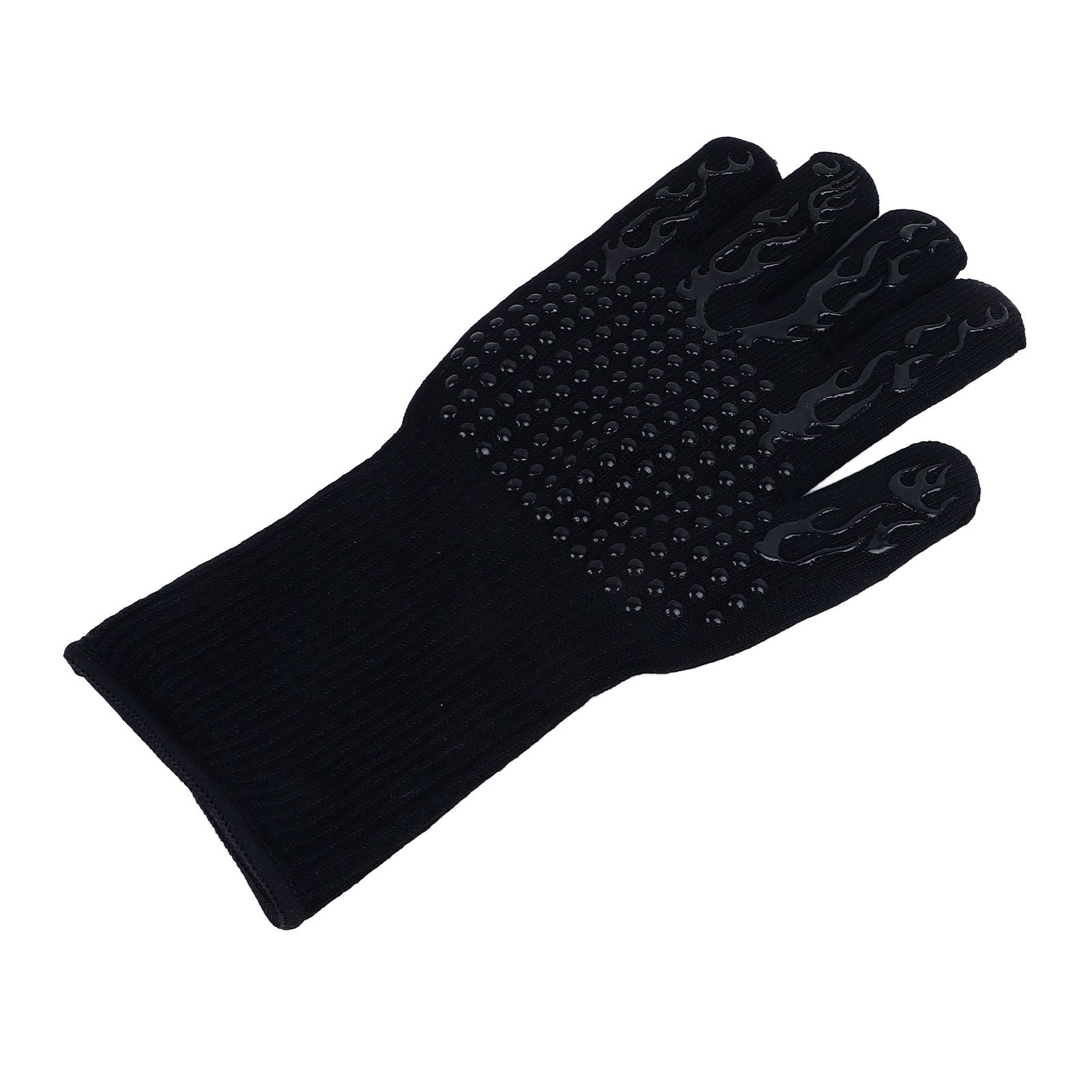 BBQ Gloves Fireproof Heat Resistant Prevent Slip Grilling Gloves for Microwave view 15