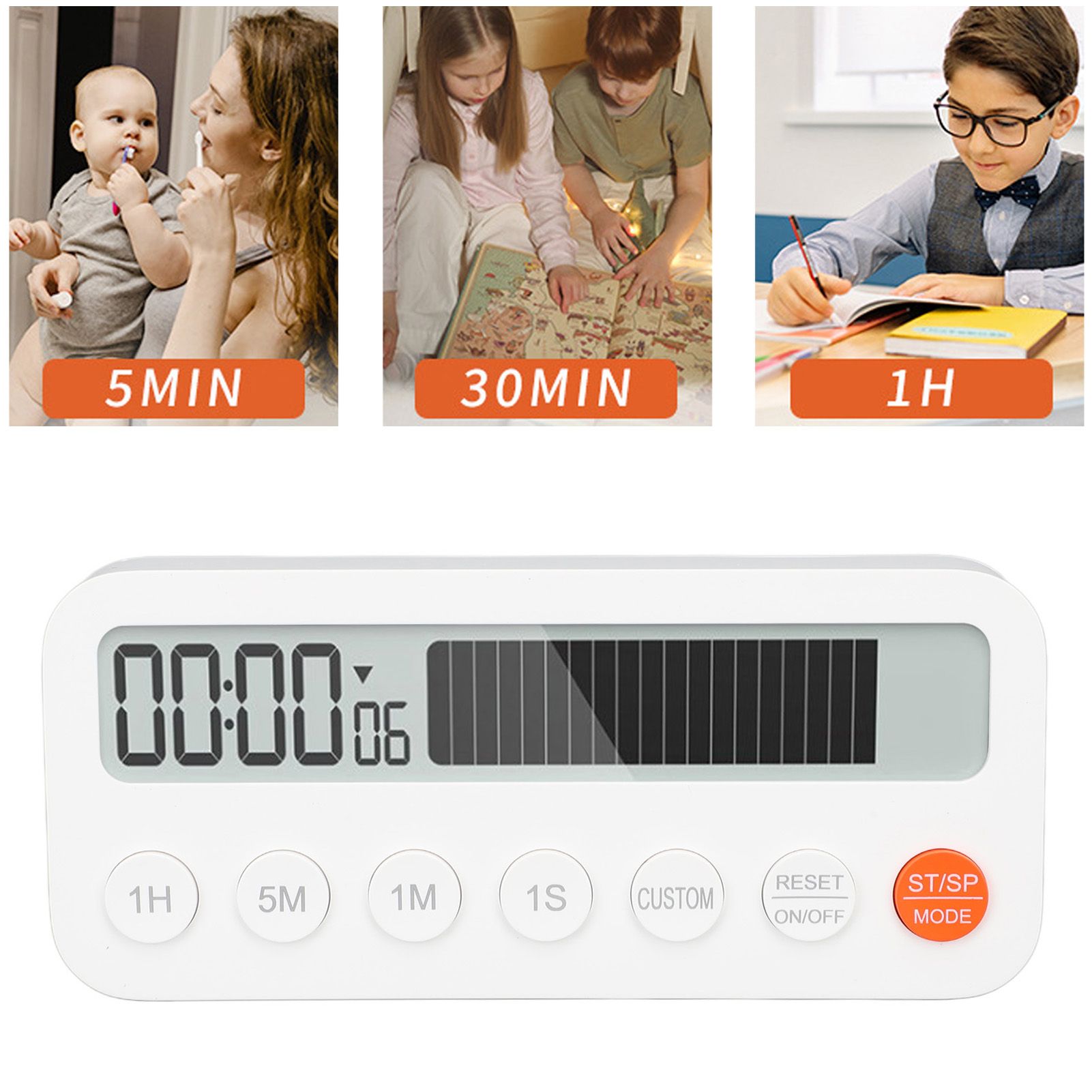Digital Countdown Kitchen Timer Volume Adjustable Magnetic Cooking Timer for view 11