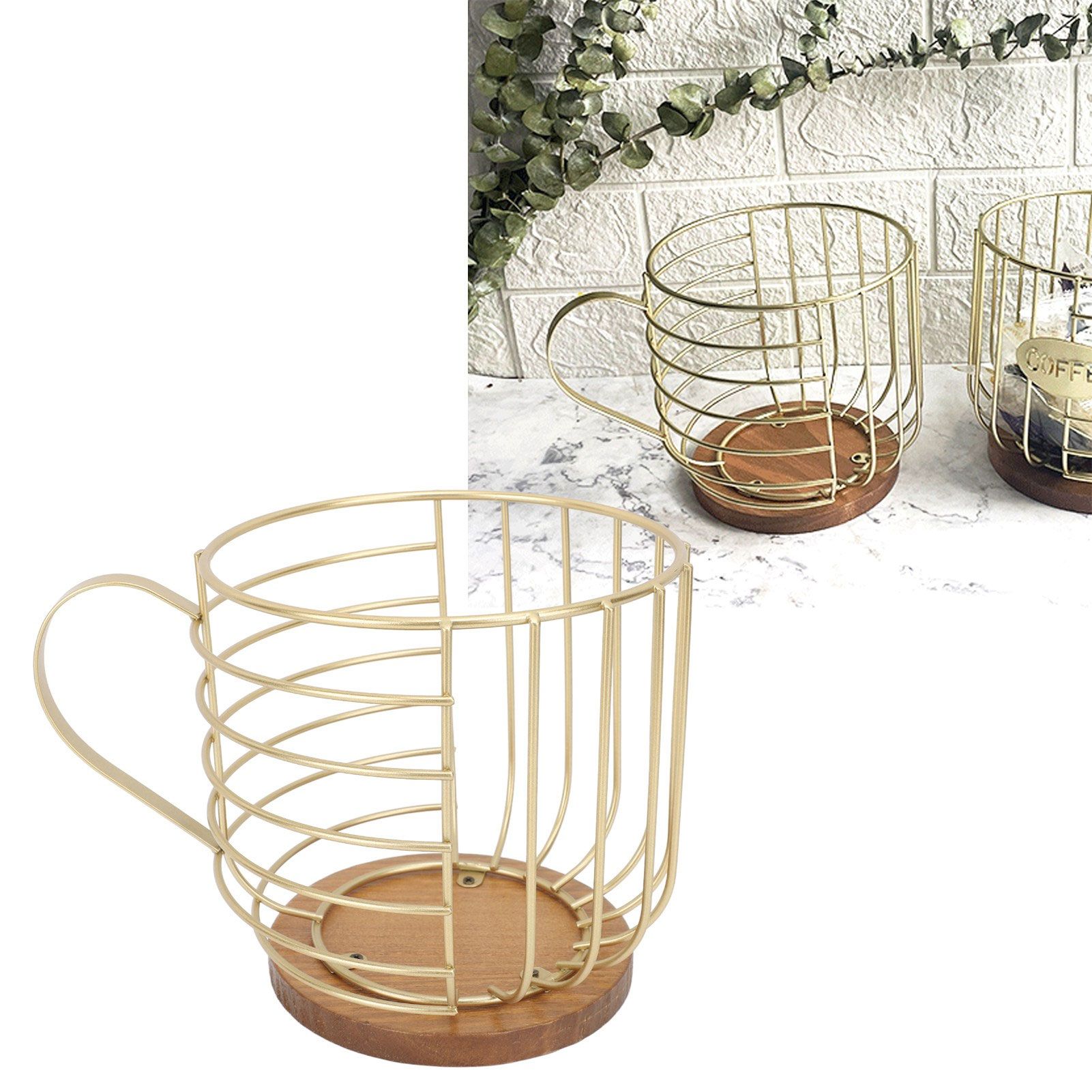 Mug Shape Coffee Pod Holder Coffee Capsule Storage Basket for Counter Coffee view 11