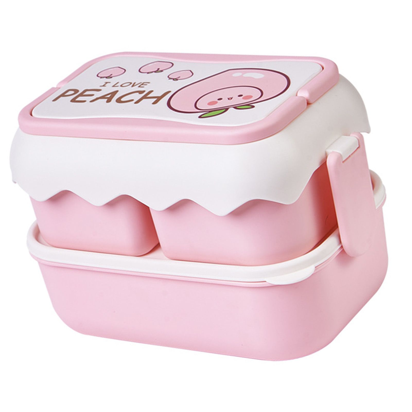 Cute Portable Students Lunch Box Microwaveable Children Cartoon Bento Box view 3